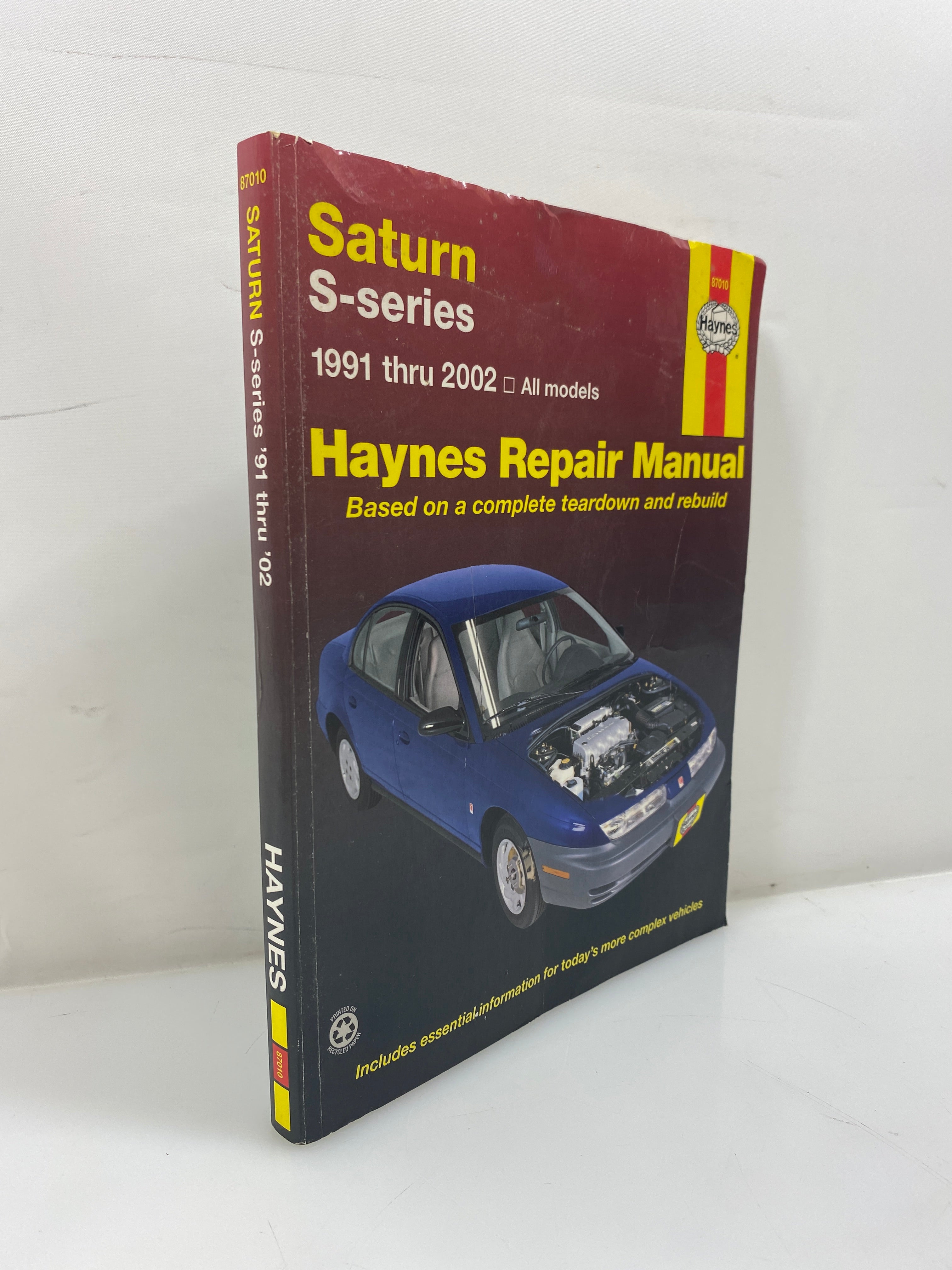 Saturn S-Series Automotive Repair Manual 1991-2002 Ryan/Haynes SC
