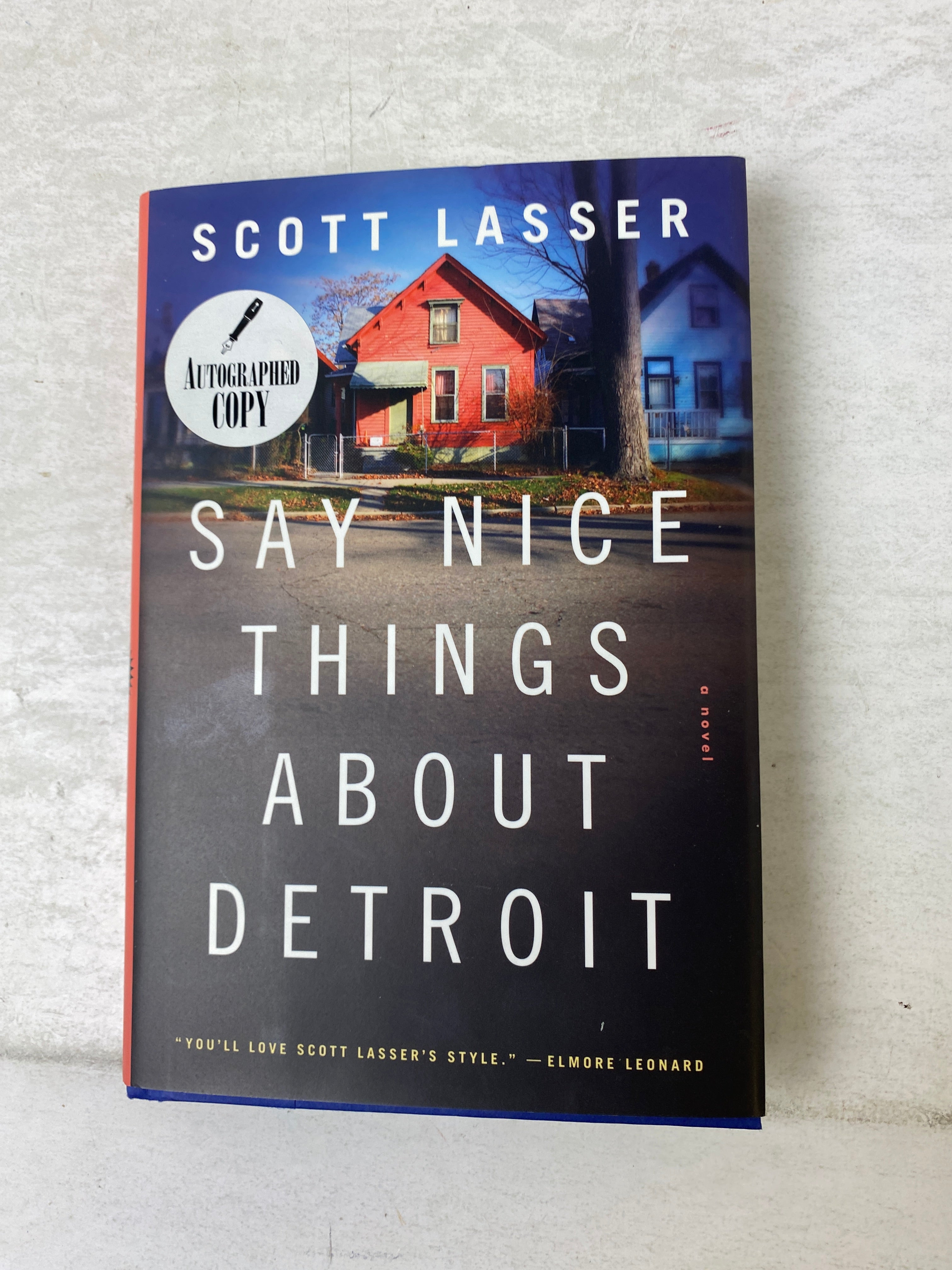 Say Nice Things About Detroit Scott Lasser HCDJ 2012 *Signed*