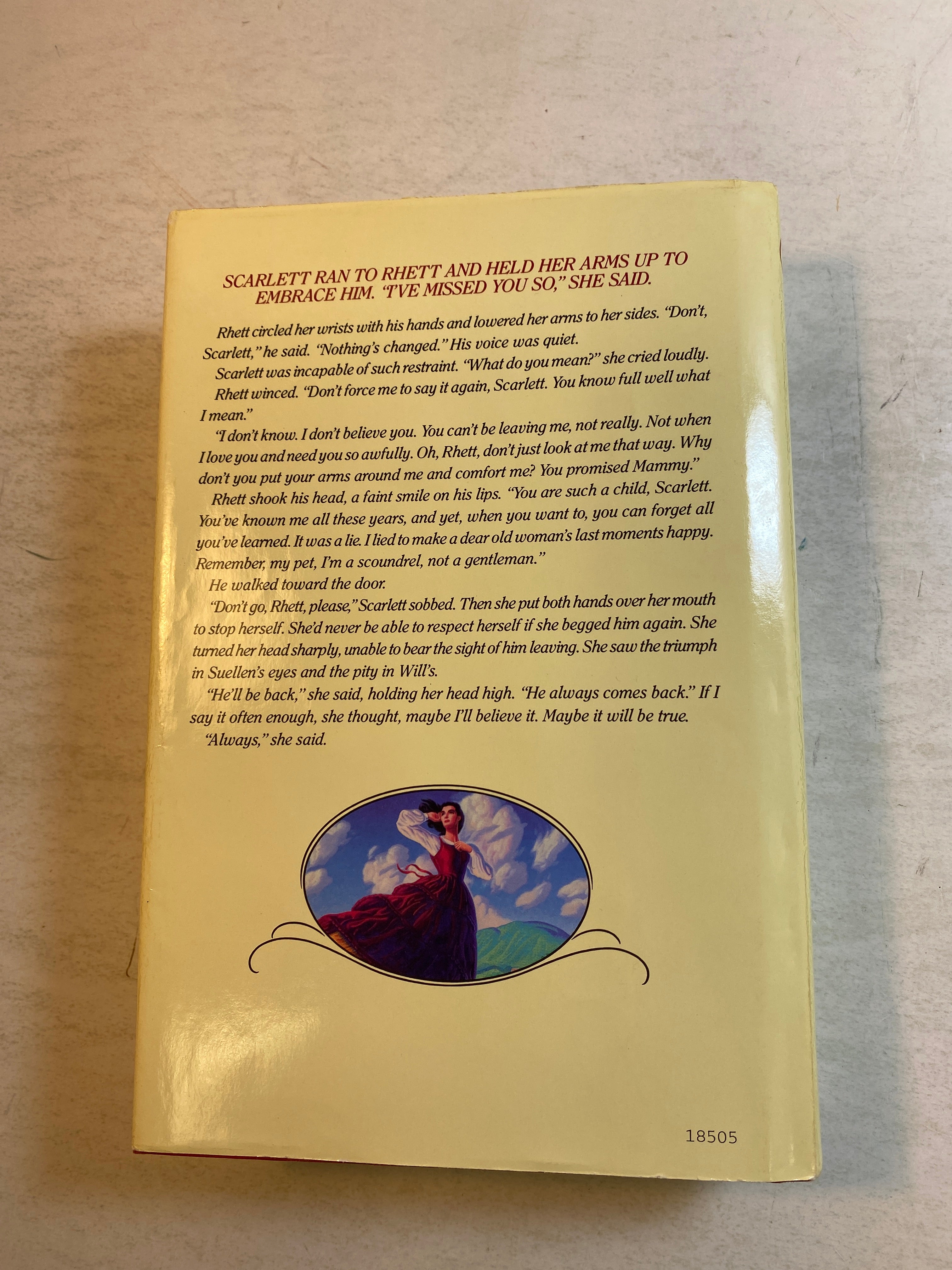Scarlett Sequel to Gone with the Wind Ripley HCDJ 1991