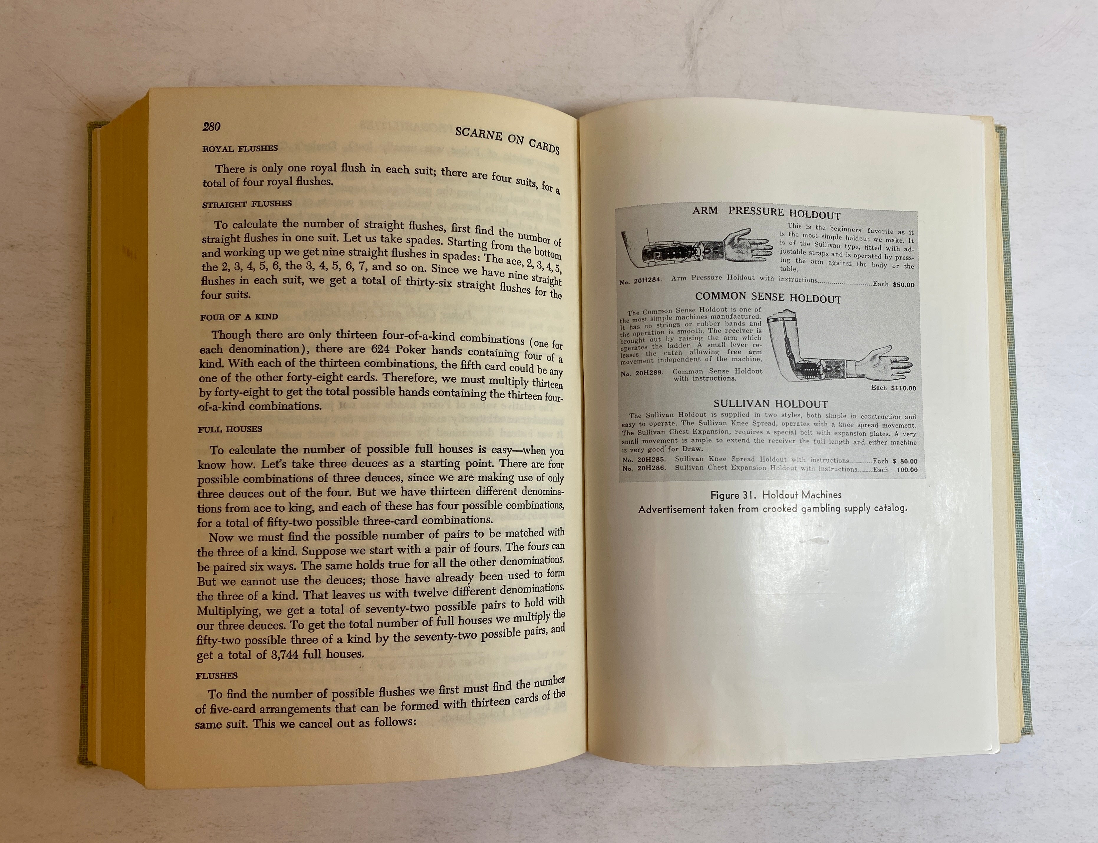 Scarne on Cards by John Scarne 1966 Revised Edition 2nd Printing HC