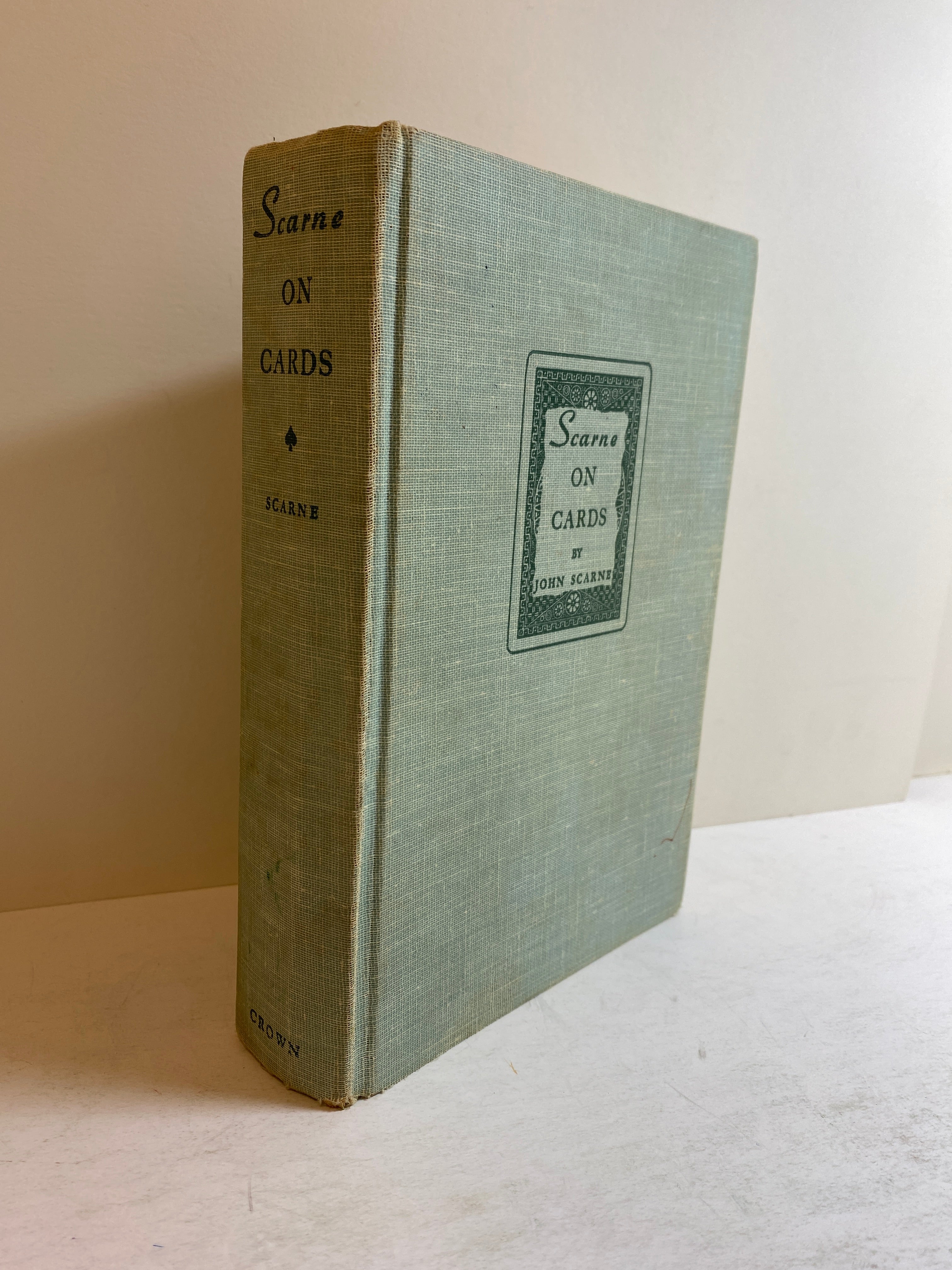 Scarne on Cards by John Scarne 1966 Revised Edition 2nd Printing HC