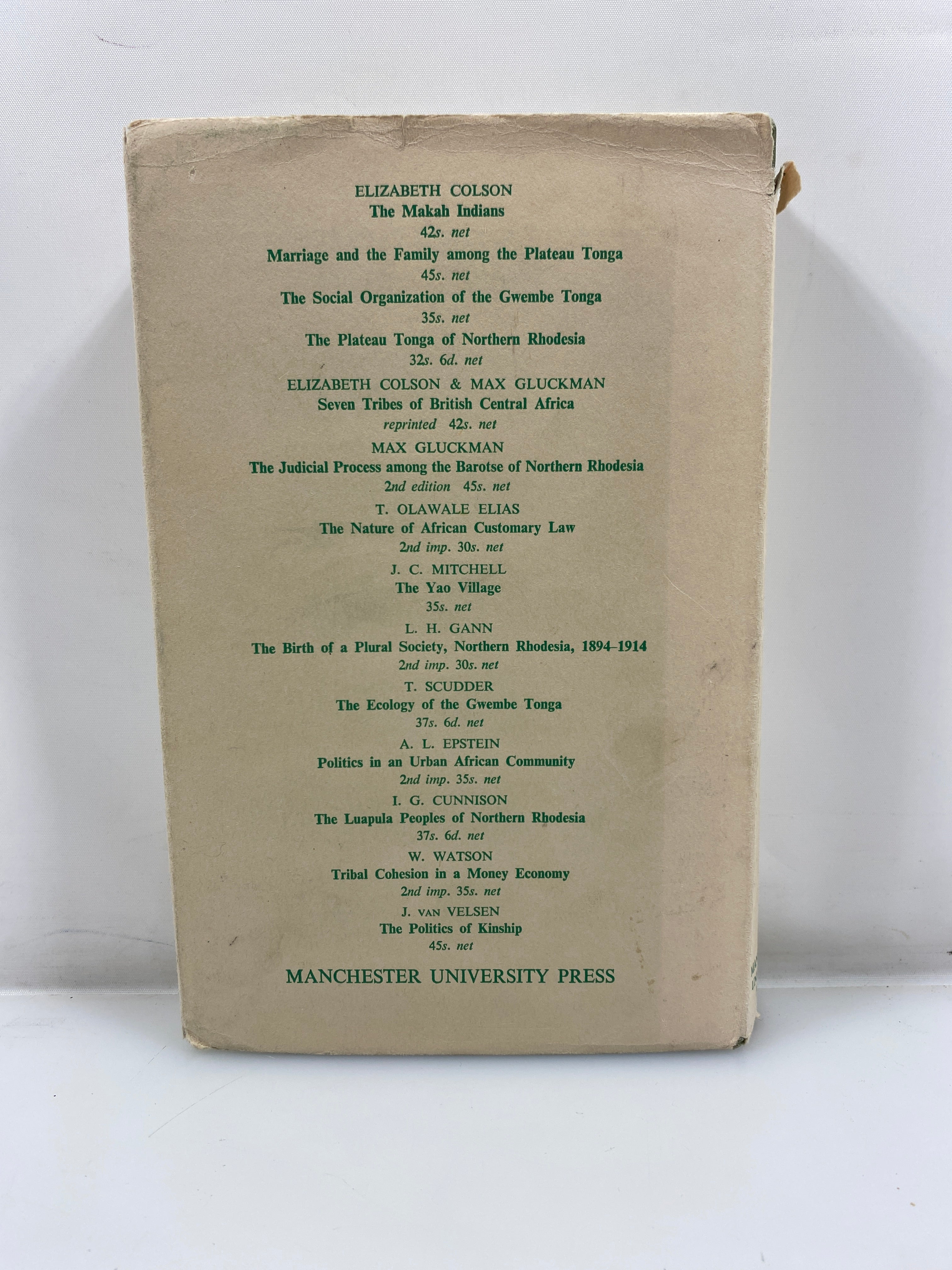 Schism and Continuity in an African Society by Turner 1968 HCDJ
