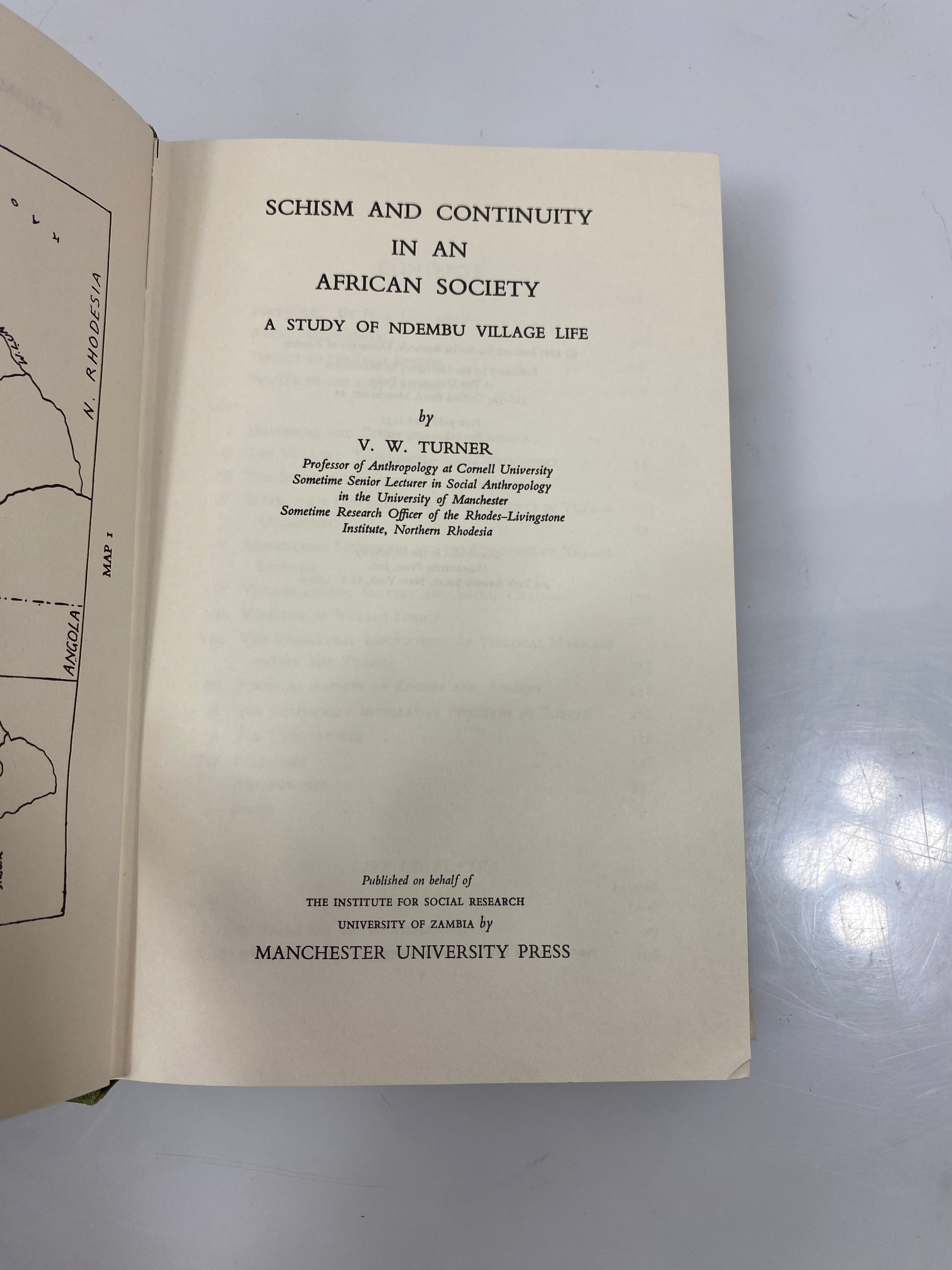 Schism and Continuity in an African Society by Turner 1968 HCDJ