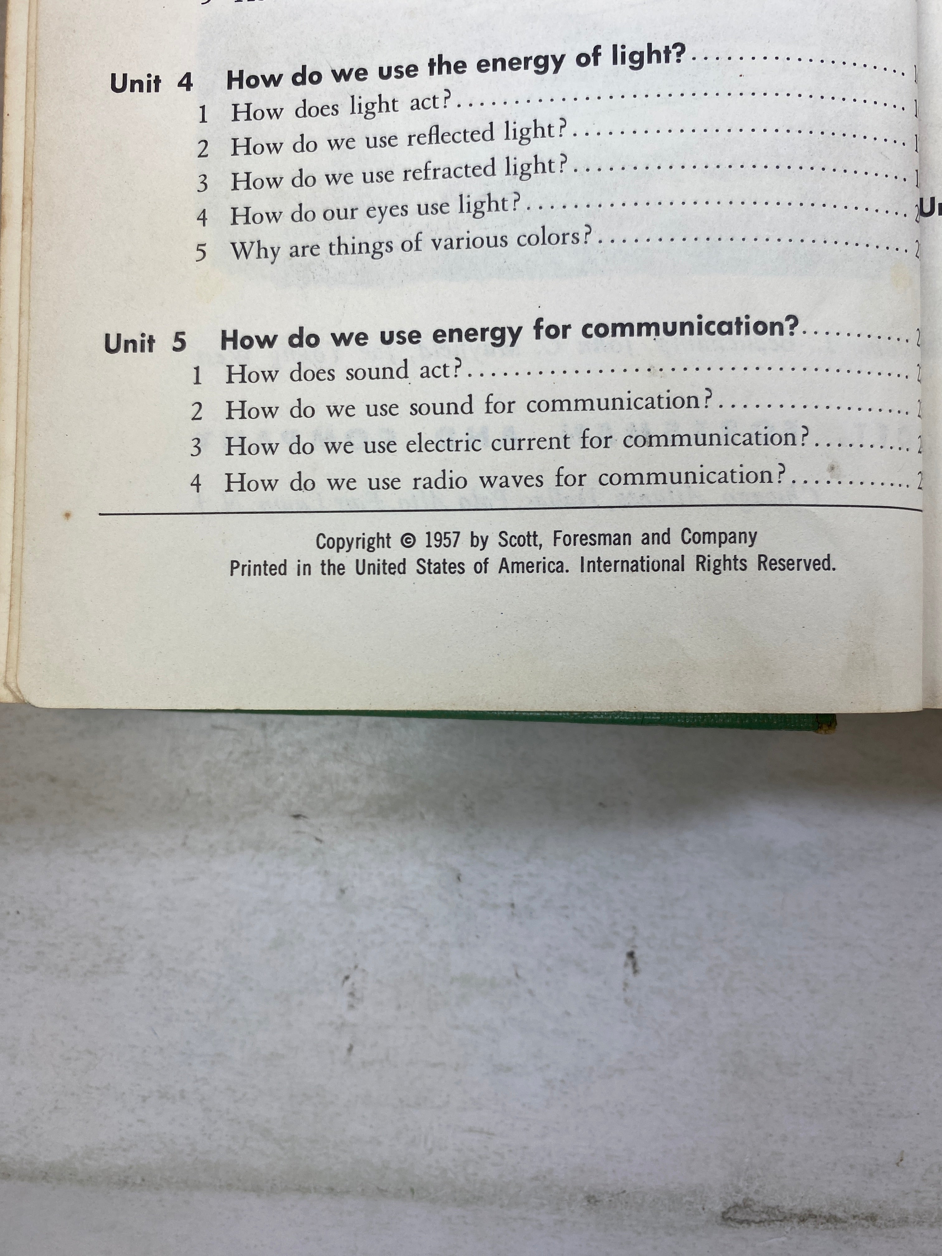 Science Problems 3 for Junior High School Beauchamp/Mayfield/West 1957 HC