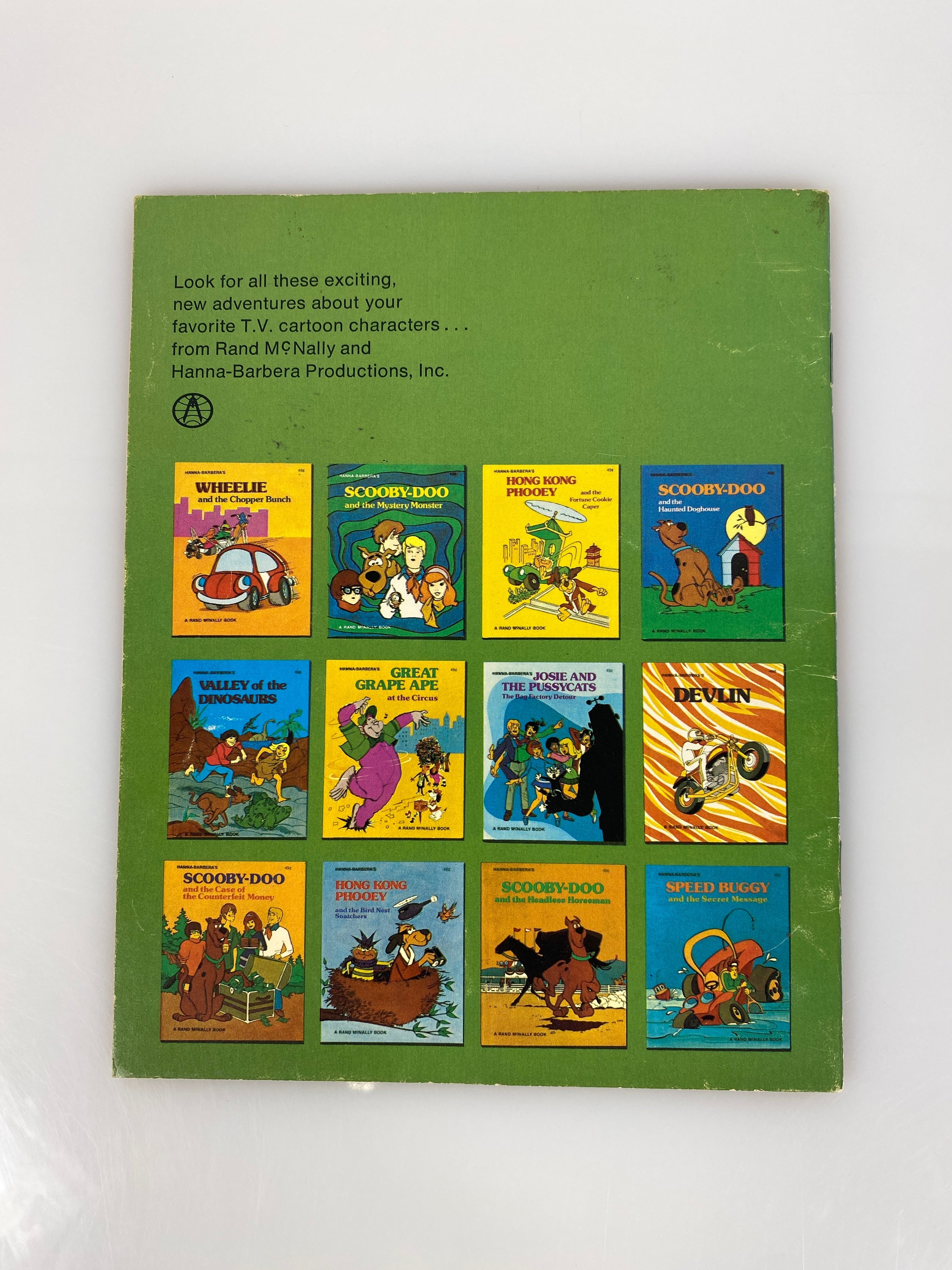 Scooby Doo and the Headless Horseman Rand McNally Children's Book 1976