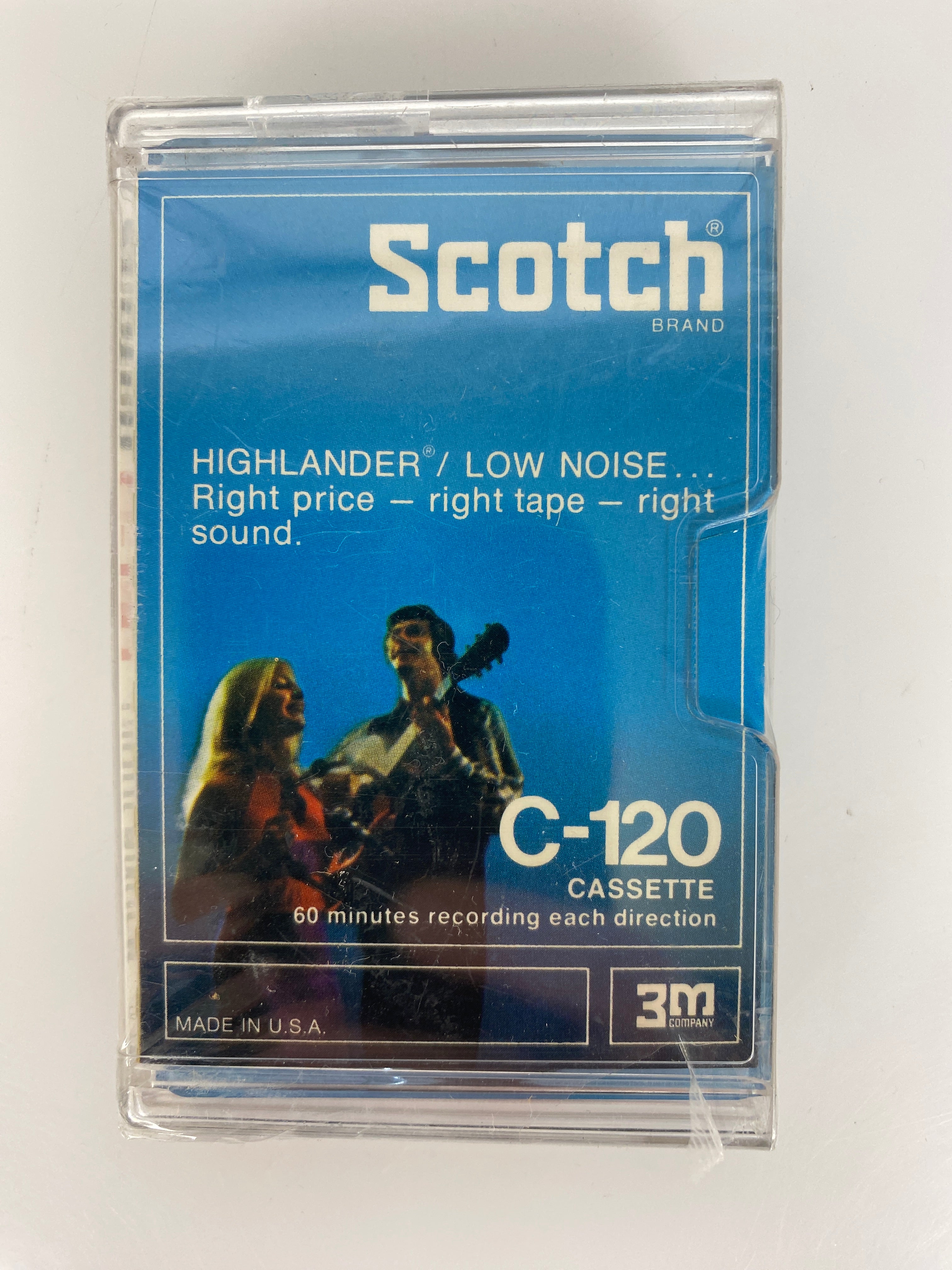 Scotch C-120 Highlander/Low Noise Cassette Tape *New*