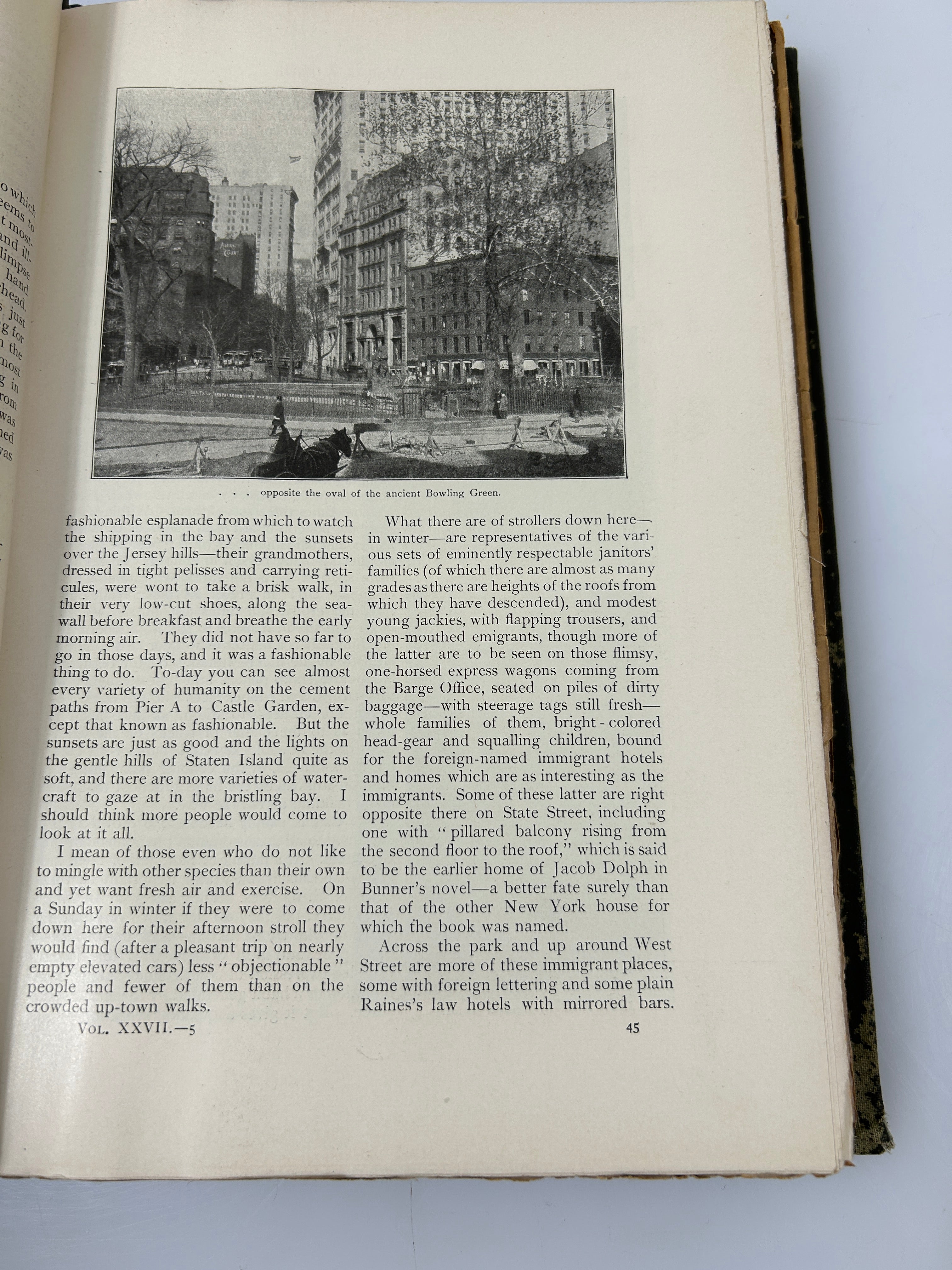 Scribner's Magazines Jan-March 1900 in Weiss Binder