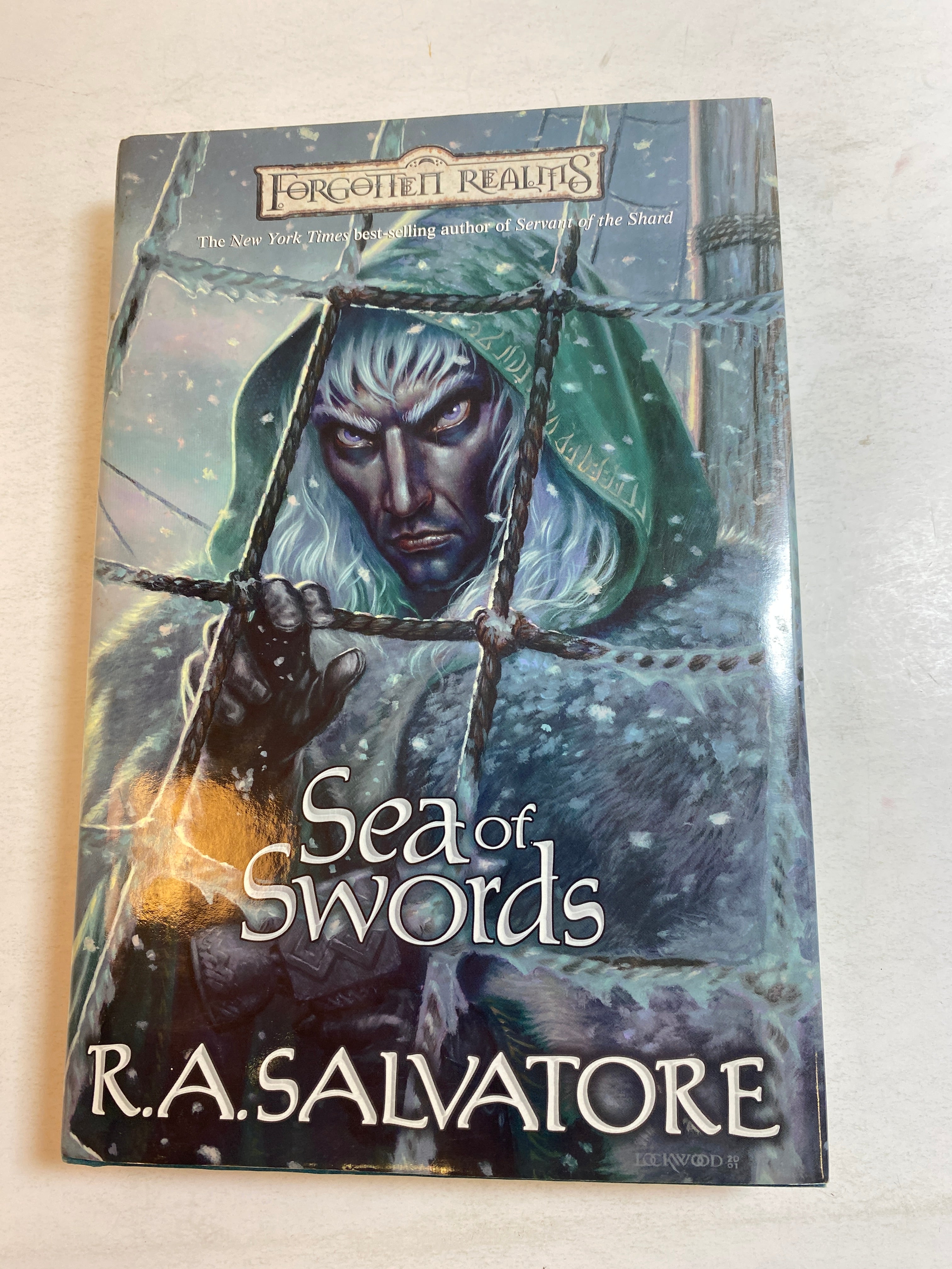 Sea of Swords RA Salvatore Forgotten Realms HCDJ 2001 *First Edition*