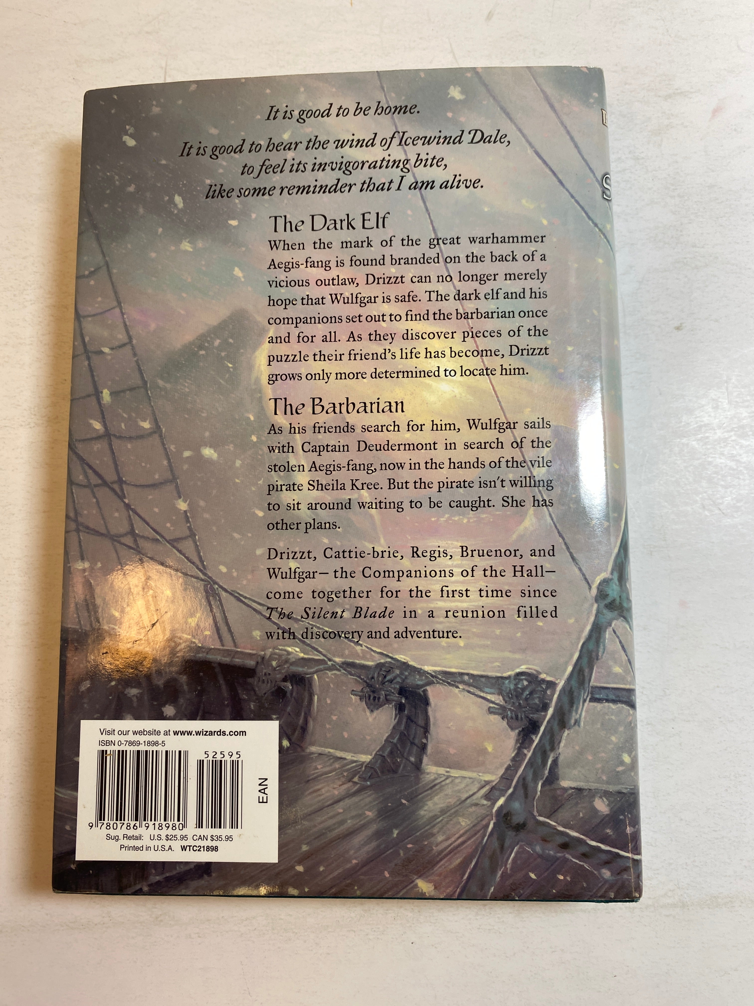 Sea of Swords RA Salvatore Forgotten Realms HCDJ 2001 *First Edition*