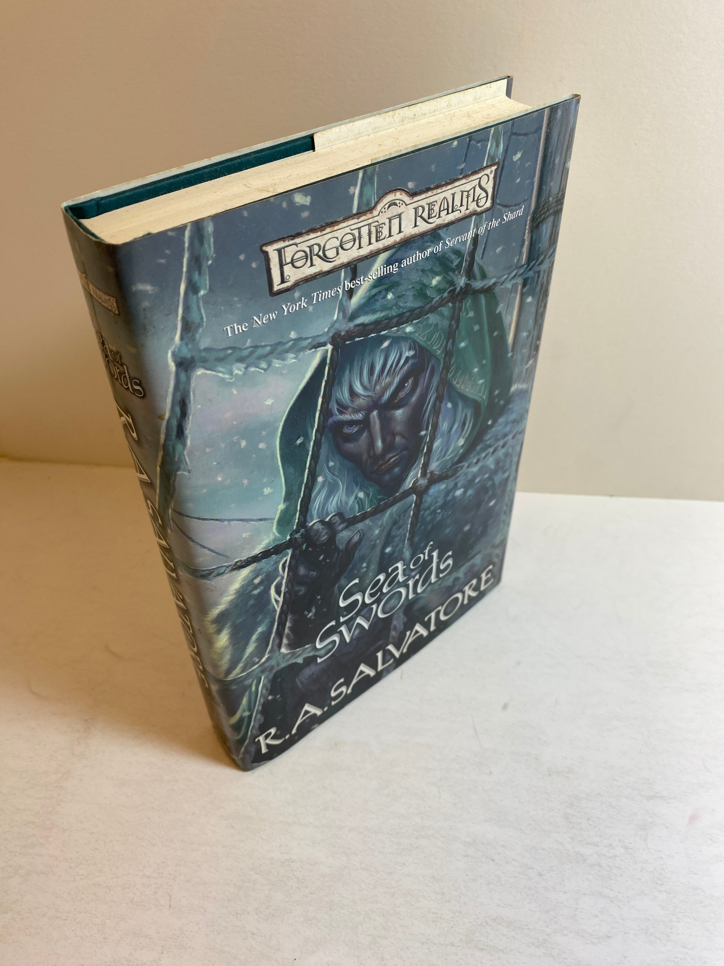 Sea of Swords RA Salvatore Forgotten Realms HCDJ 2001 *First Edition*