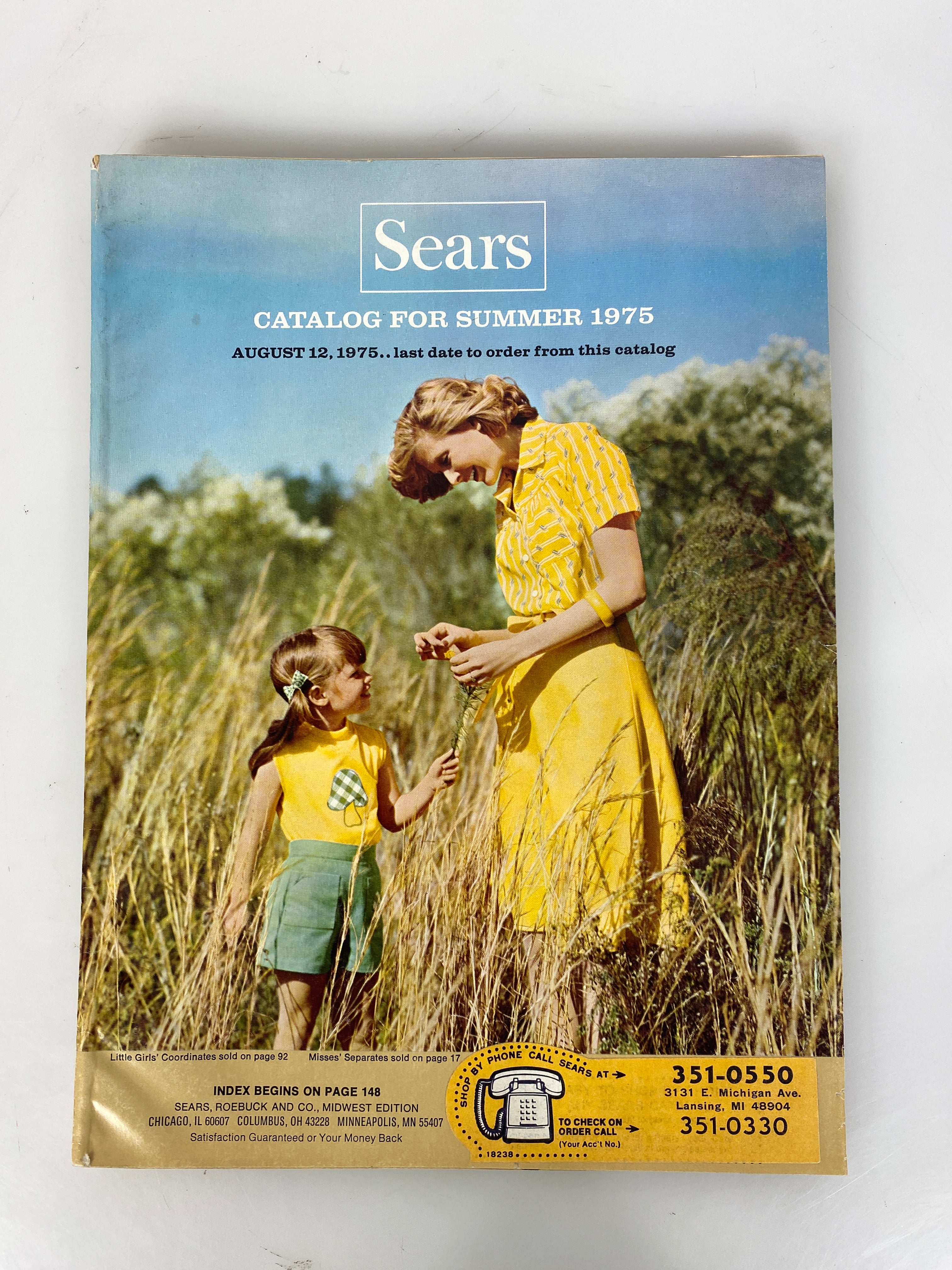 Sears Summer Catalog 1975 235 pages