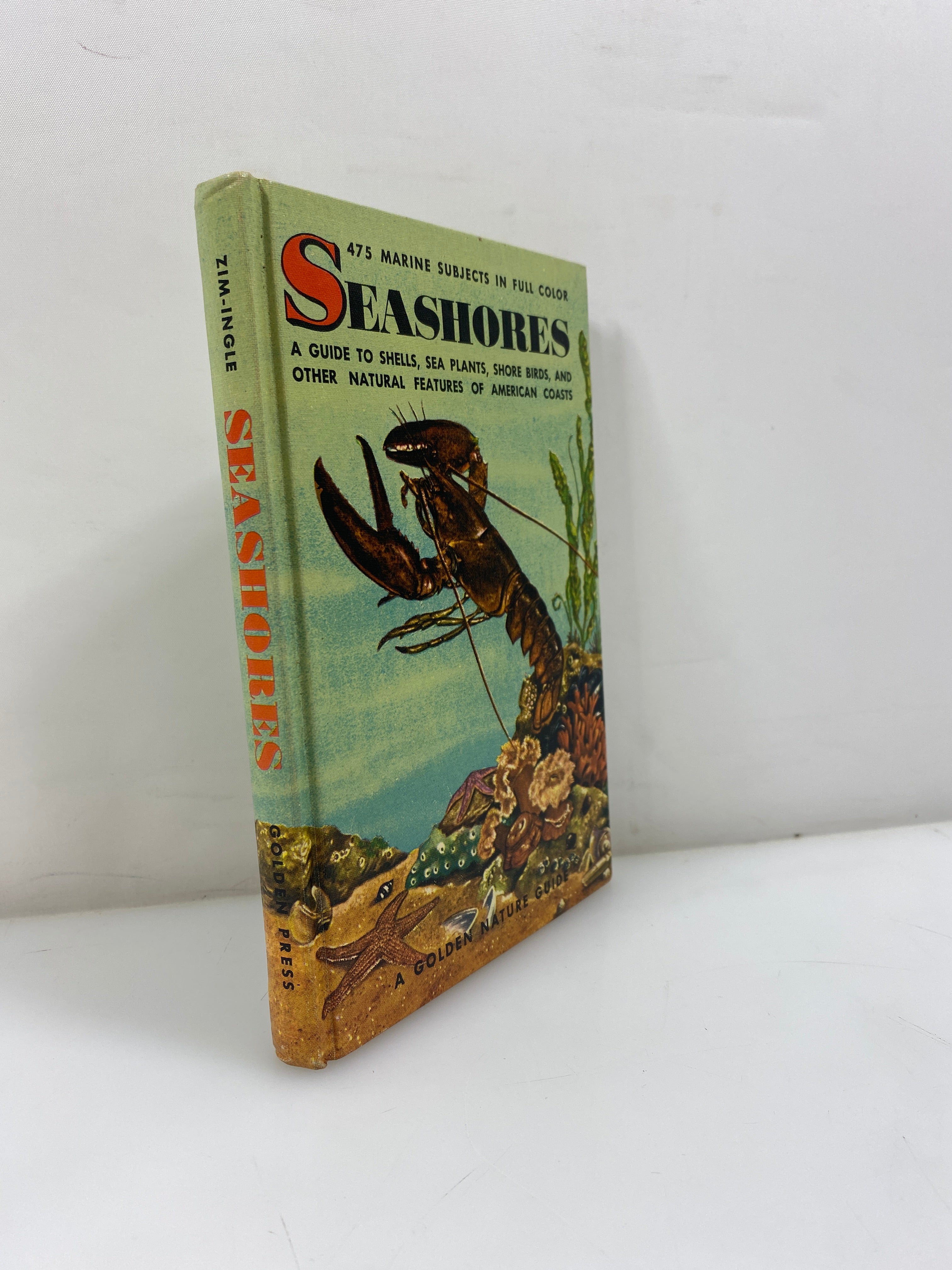 Seashores by Zim/Ingle Golden Nature Guide Ex-library 1955 HC
