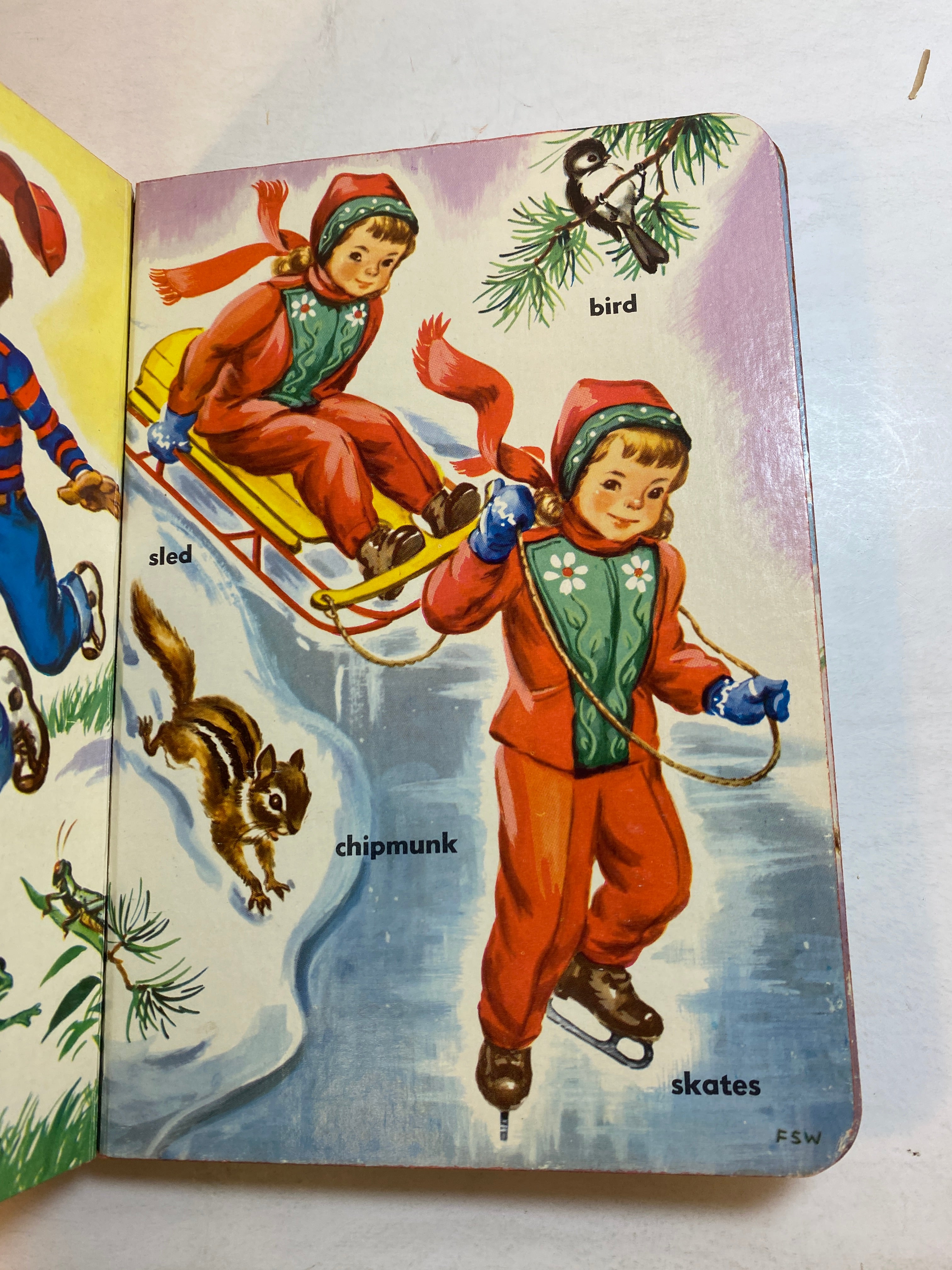 See It Whitman 1952 Vintage Board Book