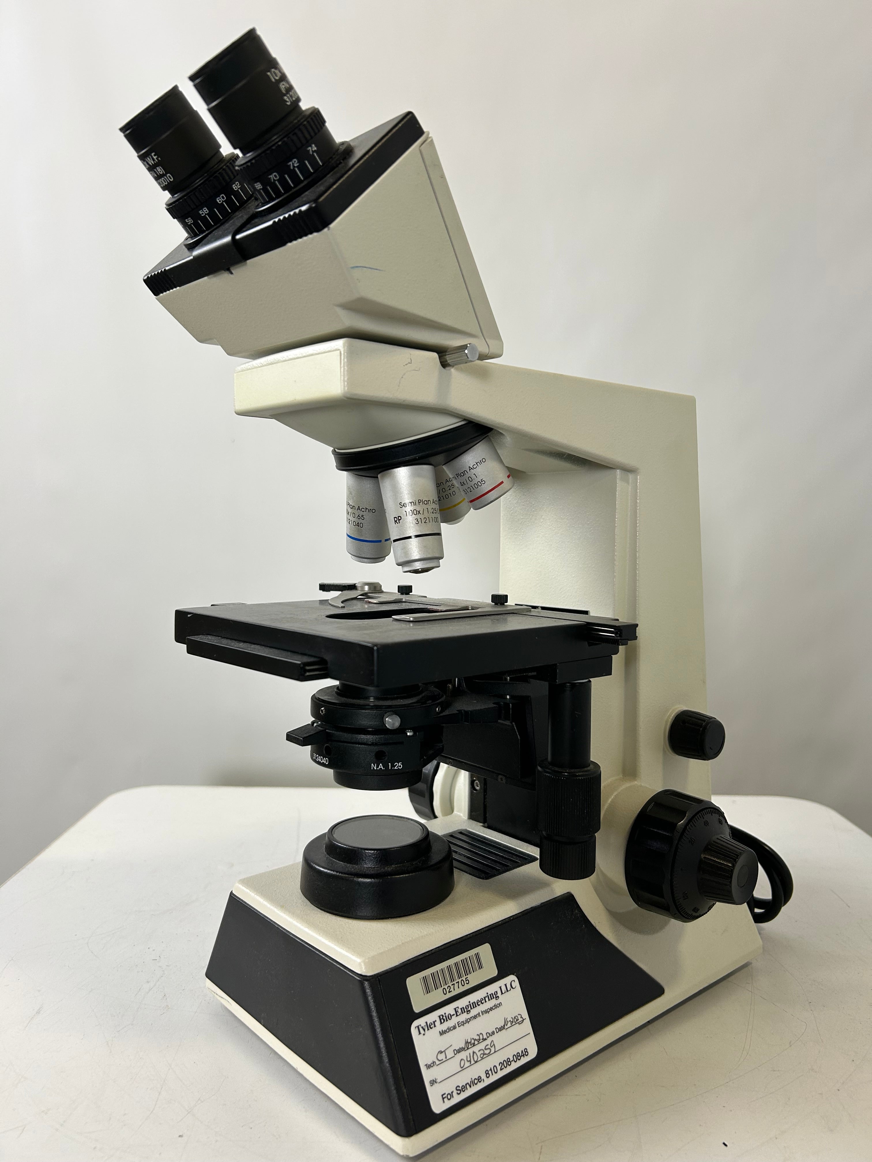 Seiler Microlux III with 4 Objectives