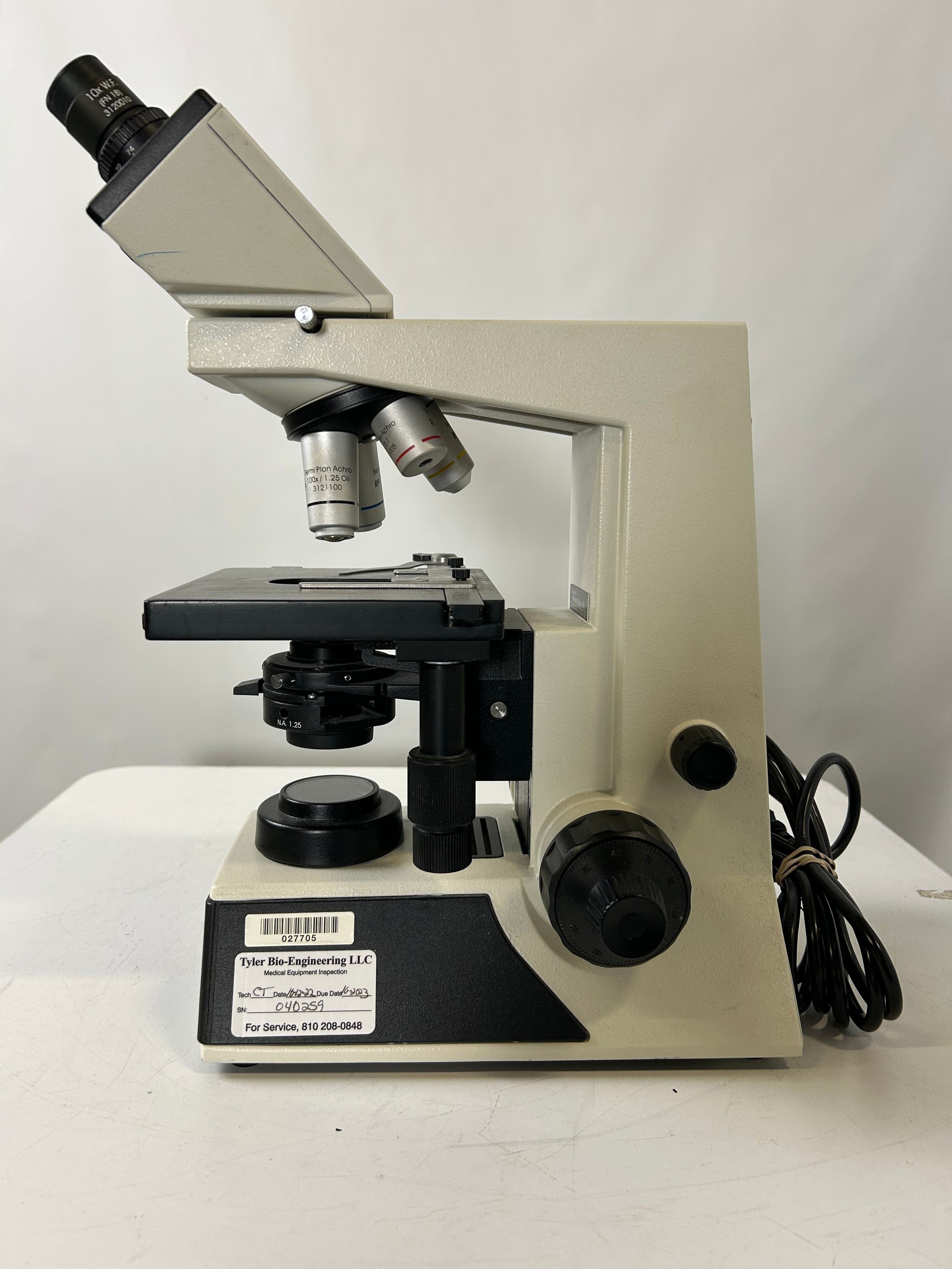 Seiler Microlux III with 4 Objectives