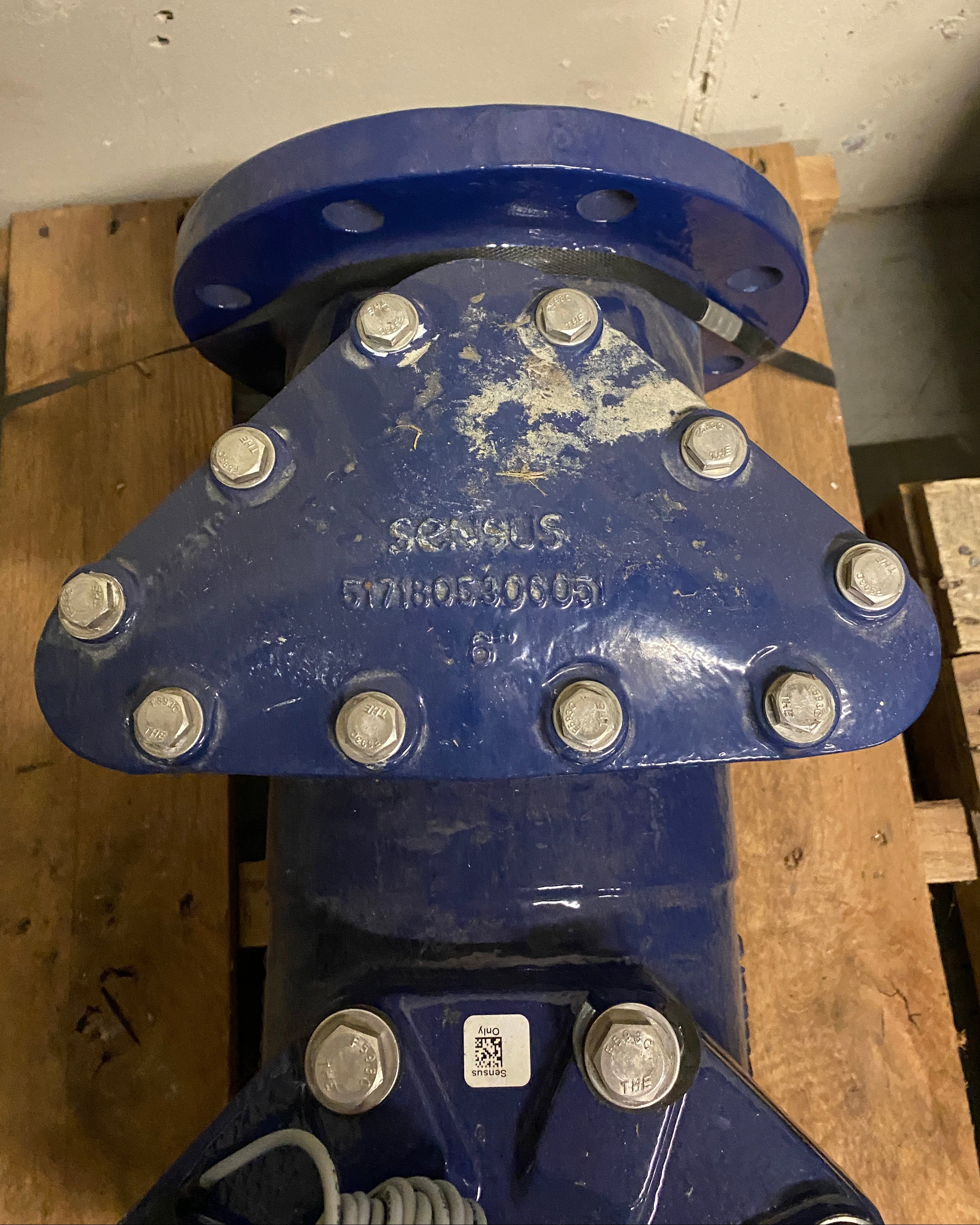 Sensus Blue Metal Water Meter