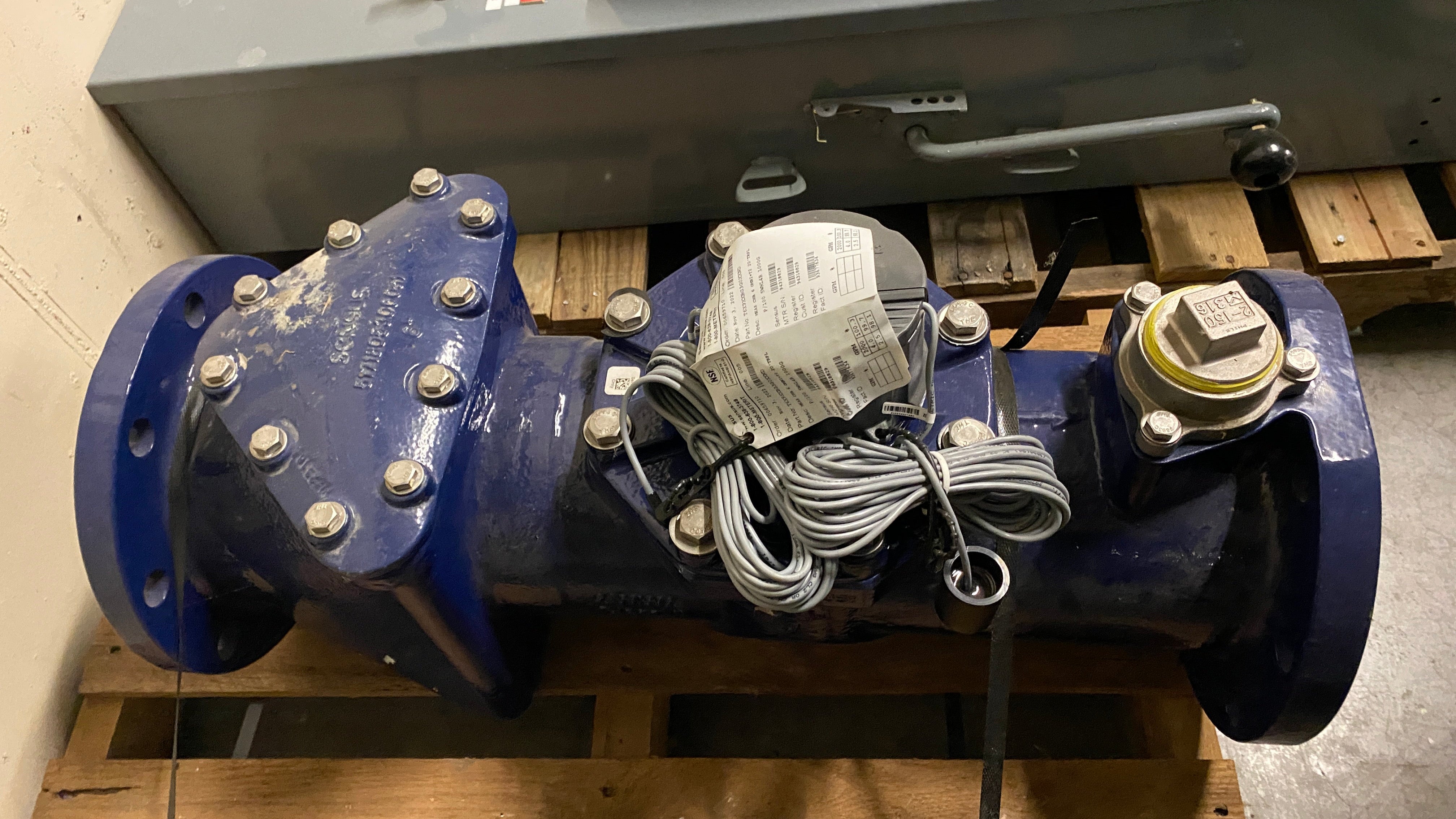 Sensus Blue Metal Water Meter