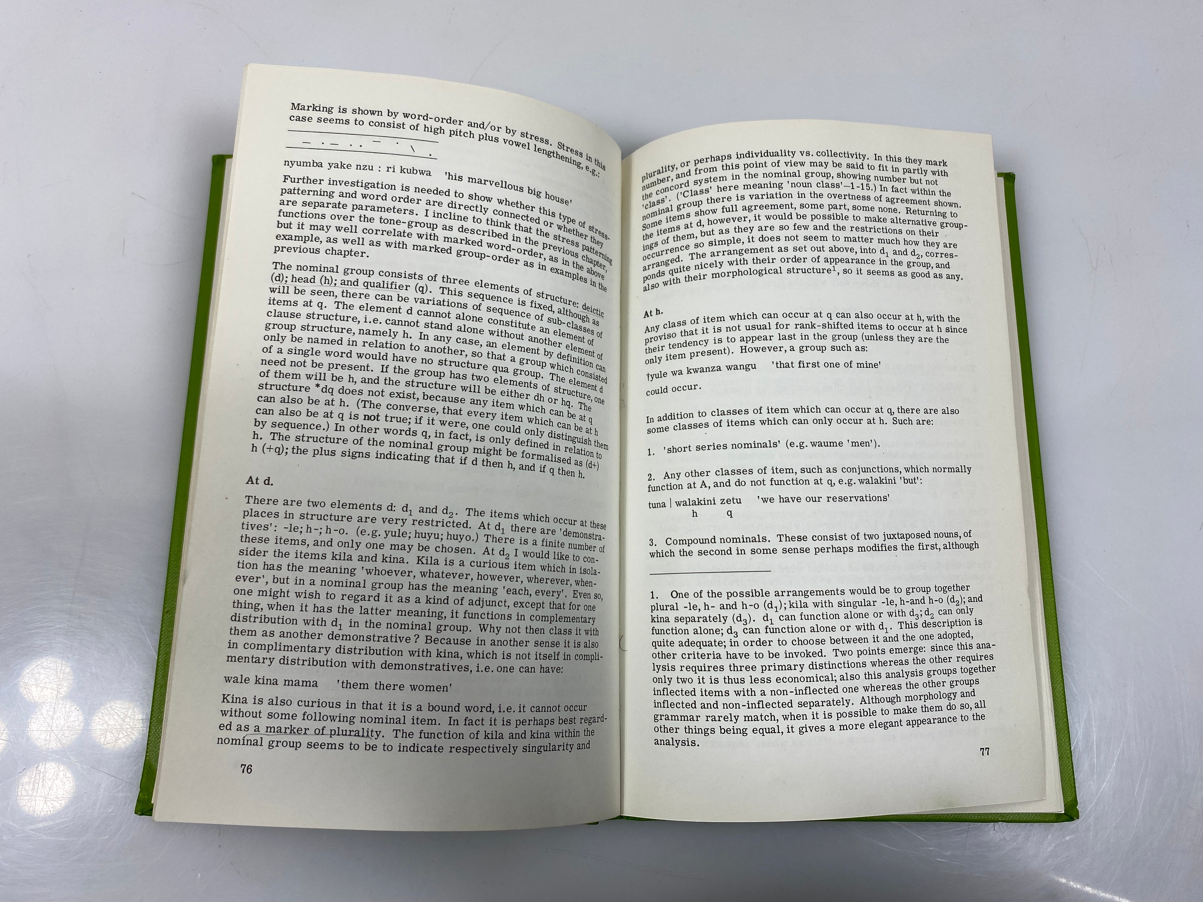 Sentences in Swahili by Joan Maw Ex-library 1969 HC