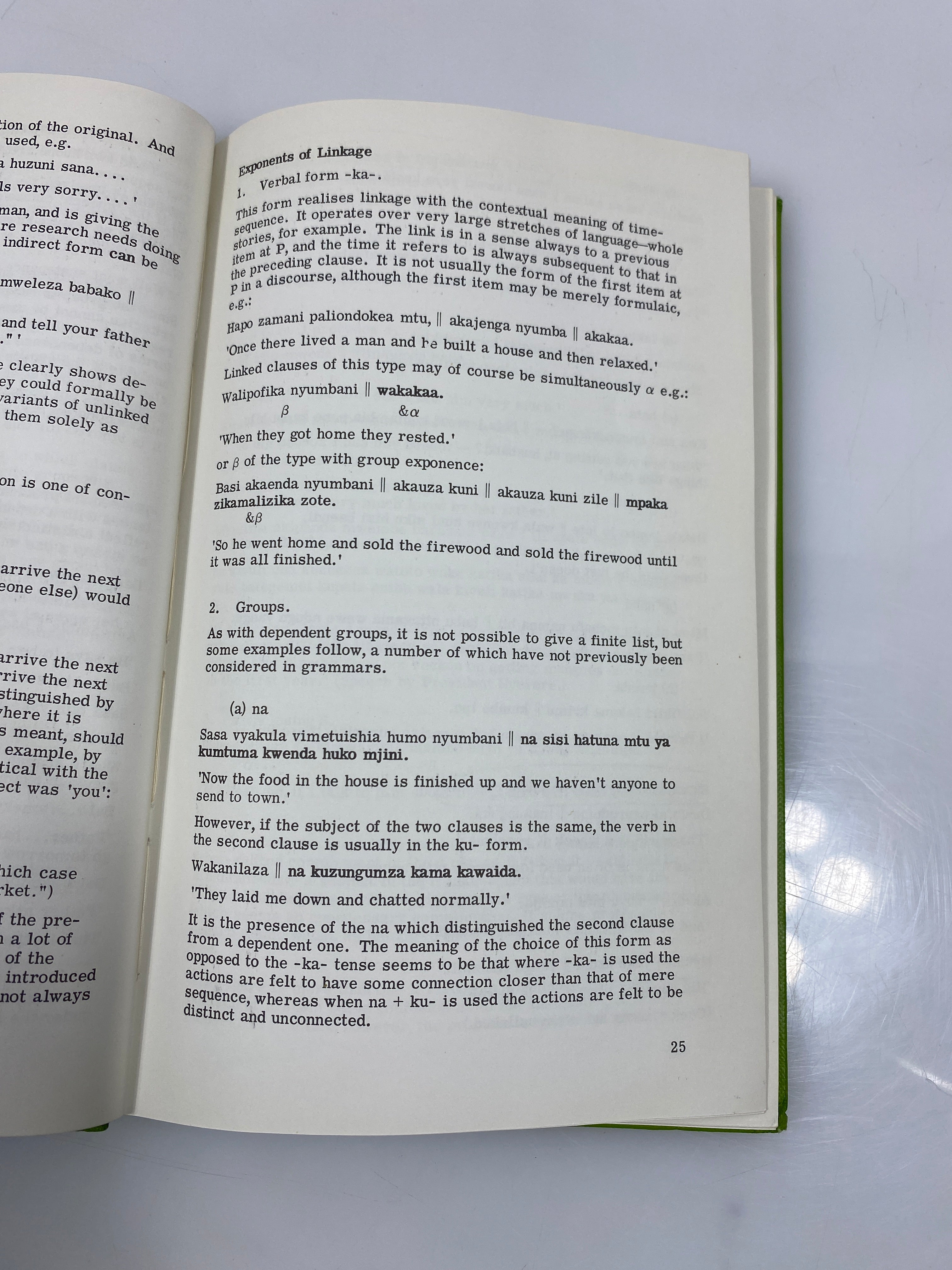 Sentences in Swahili by Joan Maw Ex-library 1969 HC