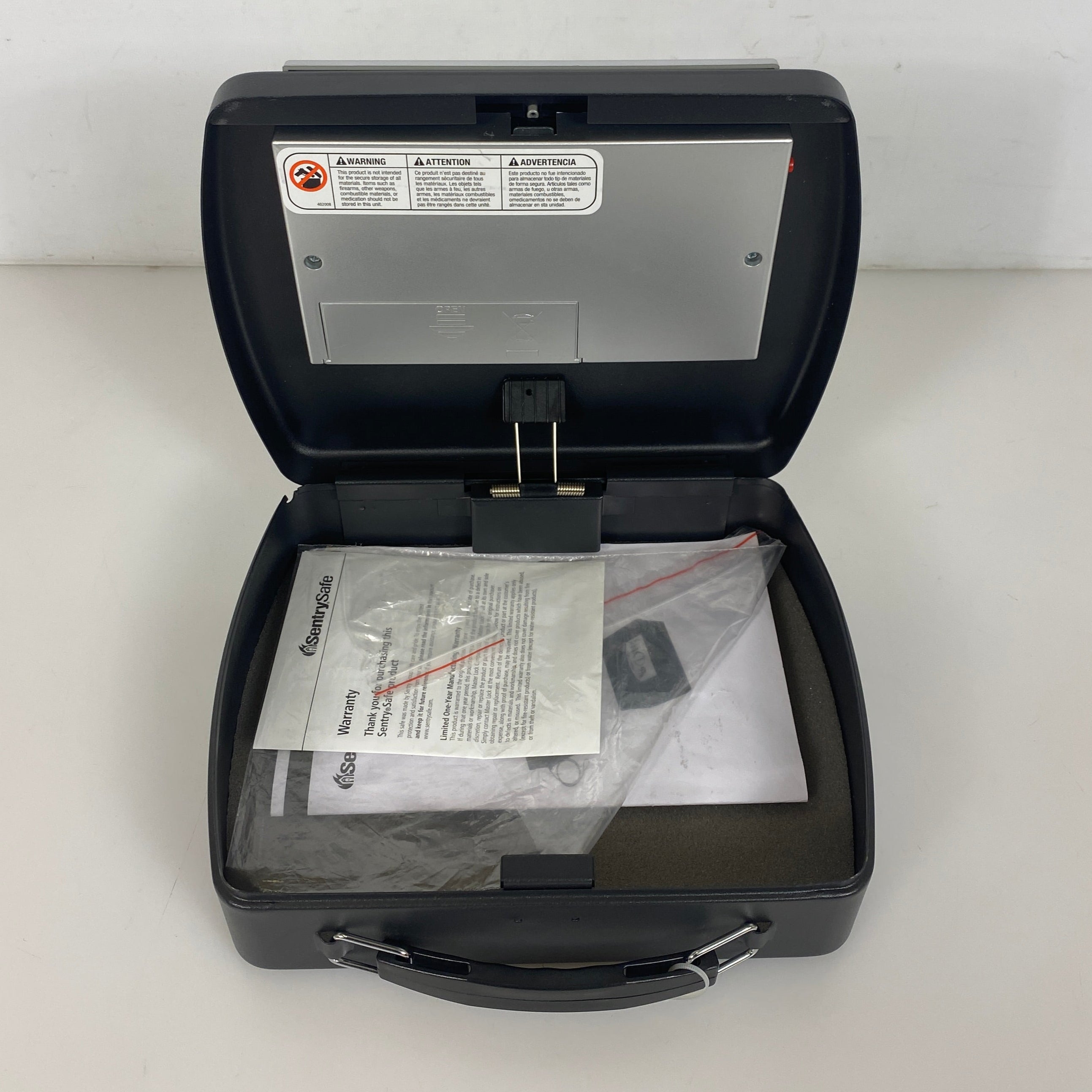 Sentry Safe Portable Security Safe w/ Key and Code