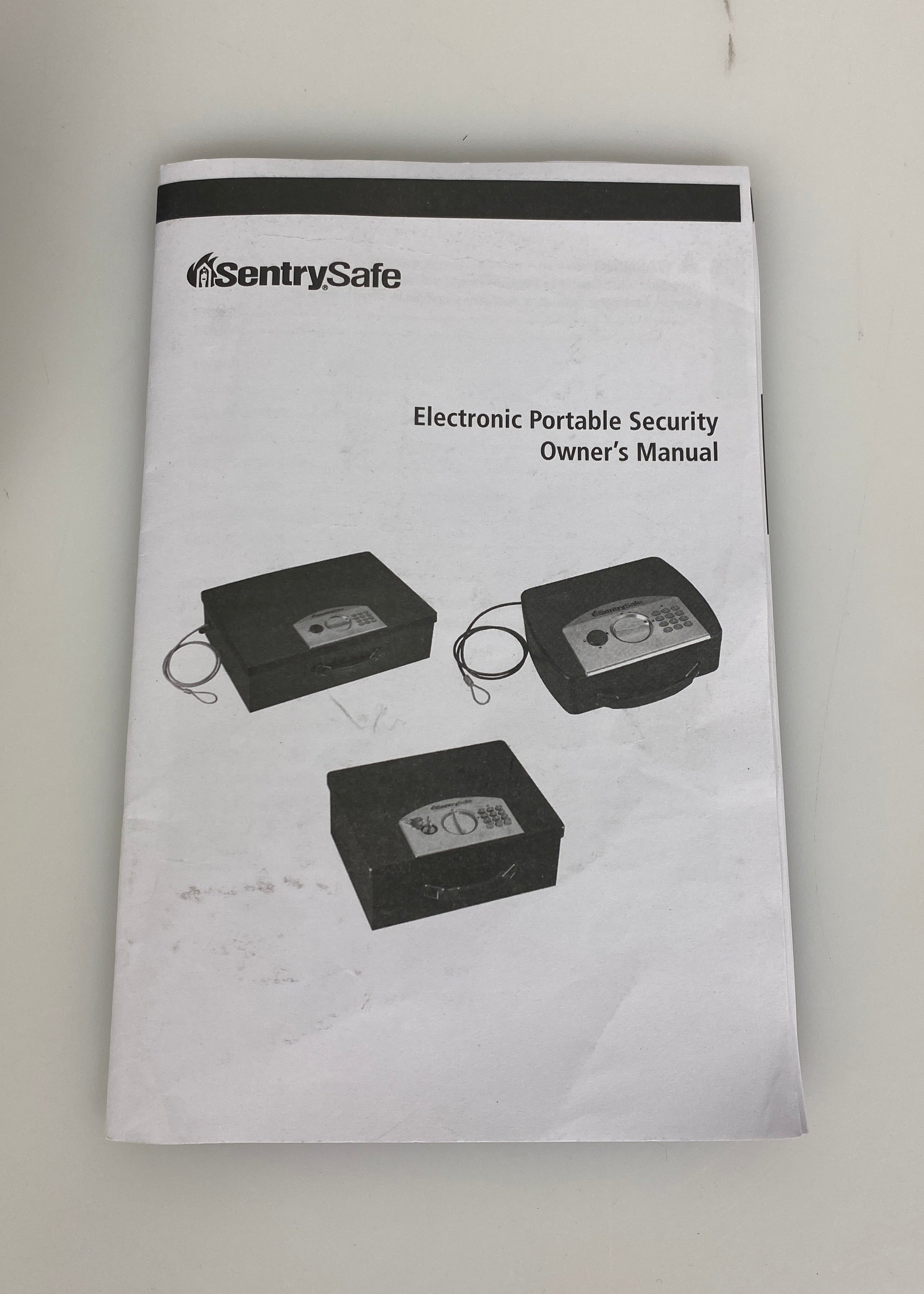Sentry Safe Portable Security Safe w/ Key and Code