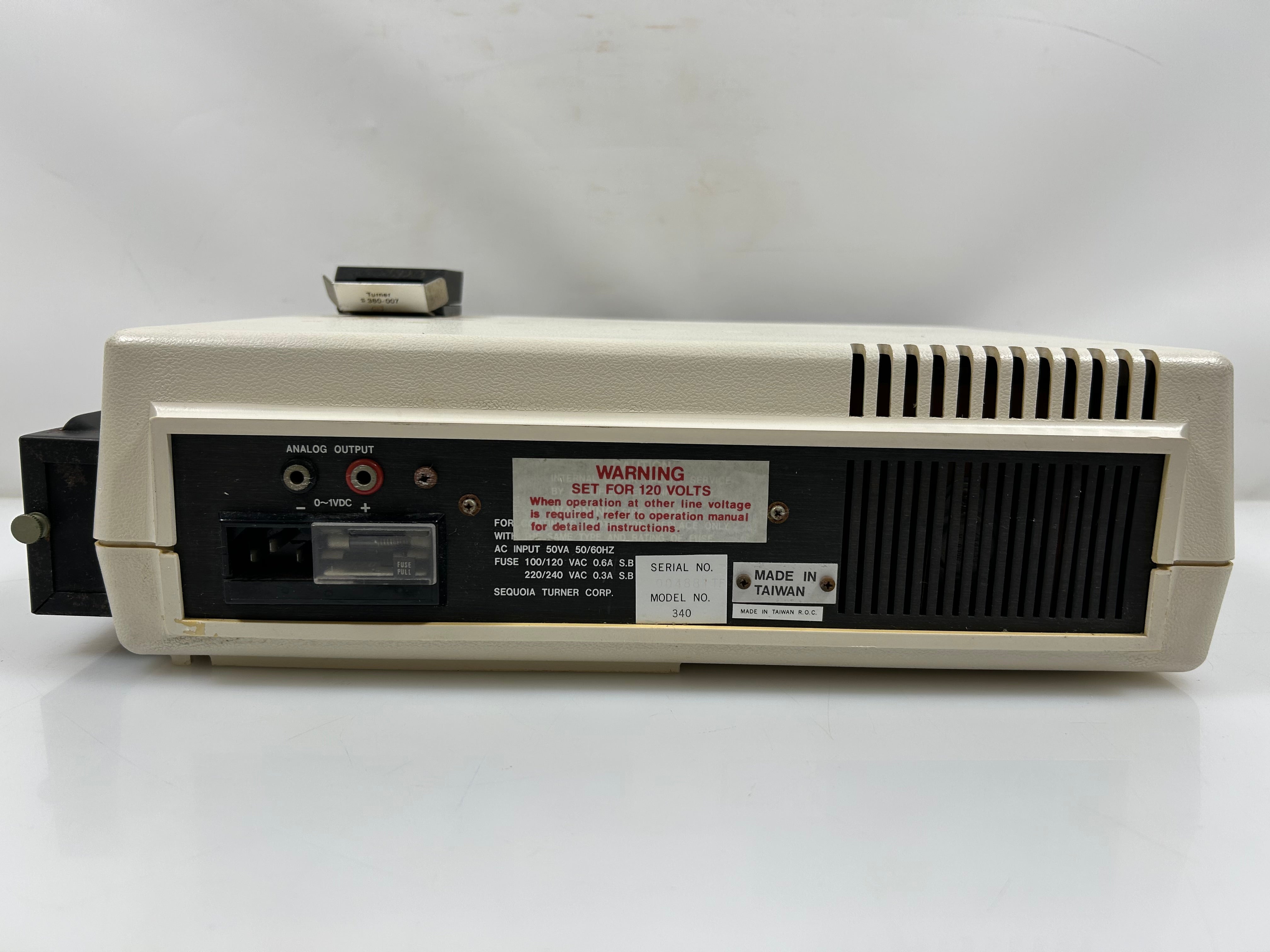 Sequoia-Turner Model 340 Spectrophotometer *Untested*