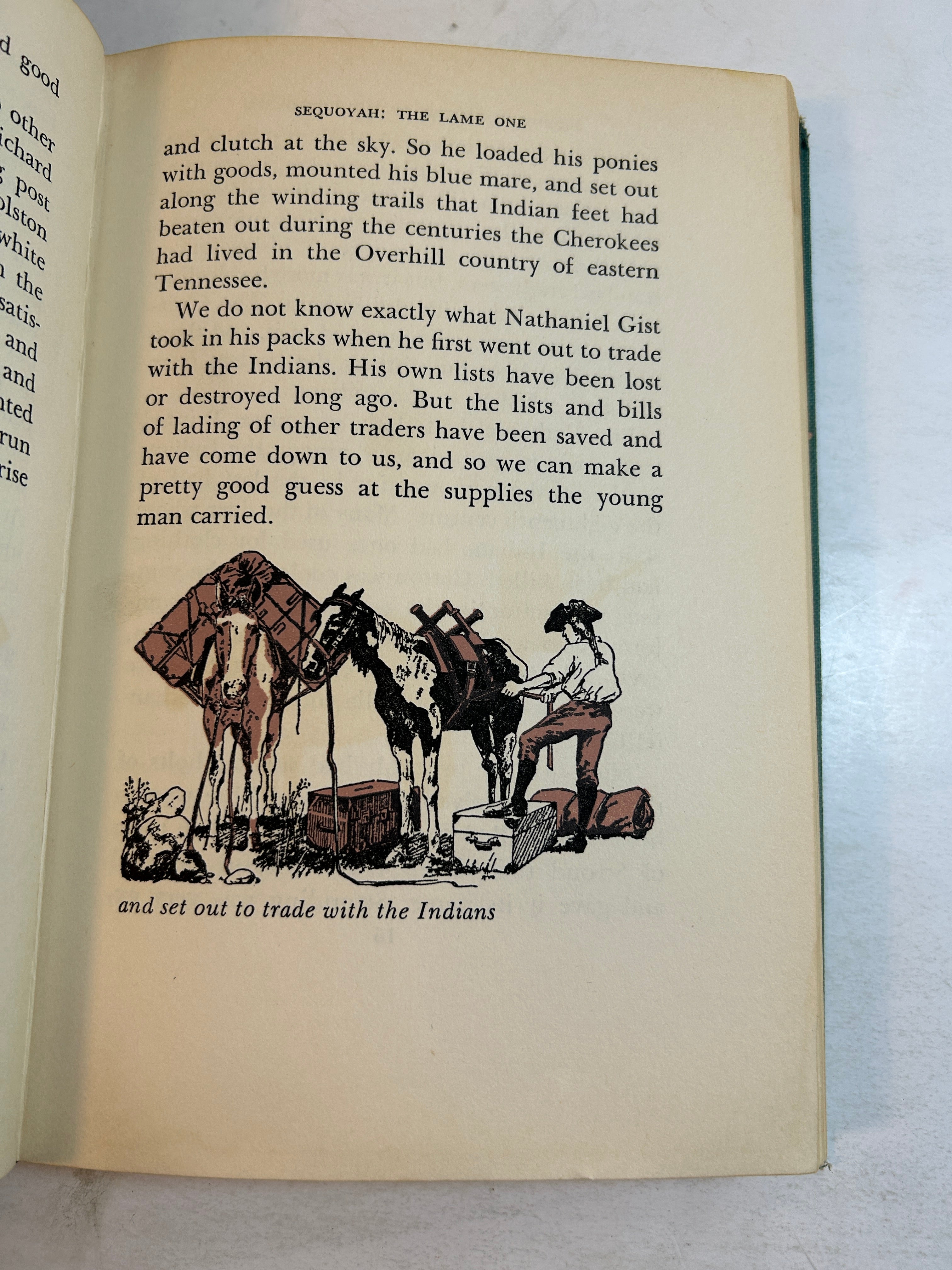 Sequoyah Leader of the Cherokee by Alice Marriott Random House 1958 HC