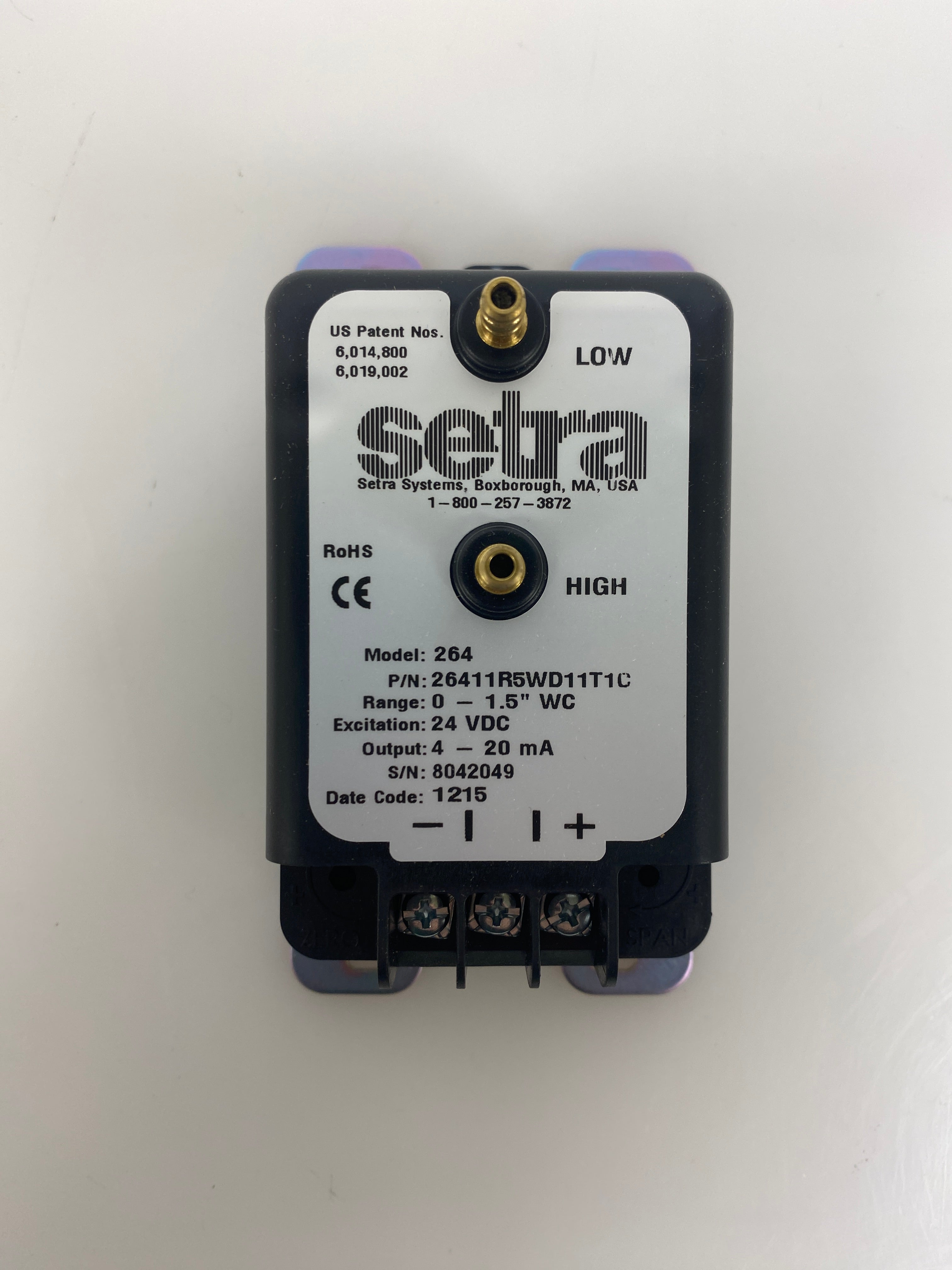 Serta Differential Pressure Transducer 26411R5WD11T1C