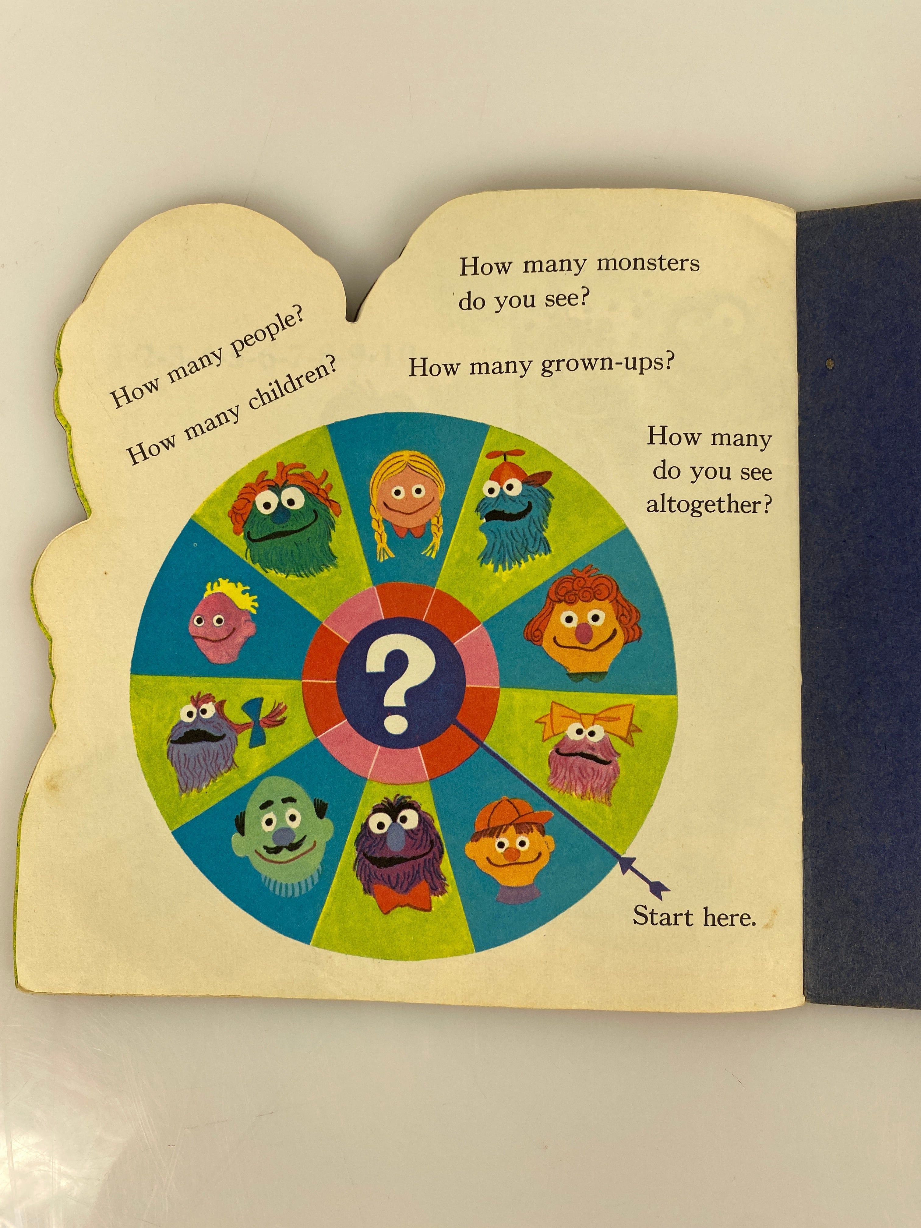 Sesame Street People in my Family vintage children's book SC 1971