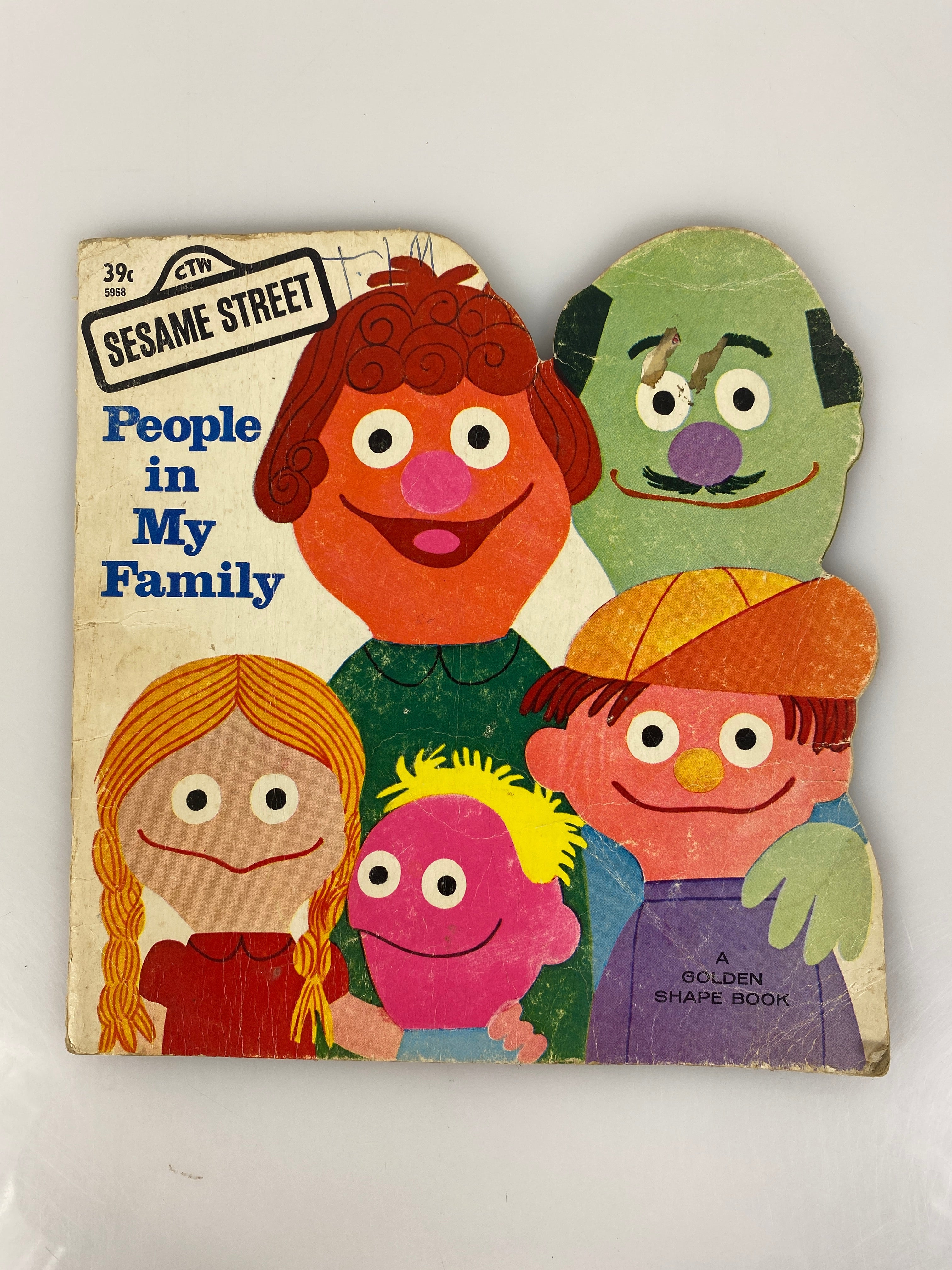 Sesame Street People in my Family vintage children's book SC 1971