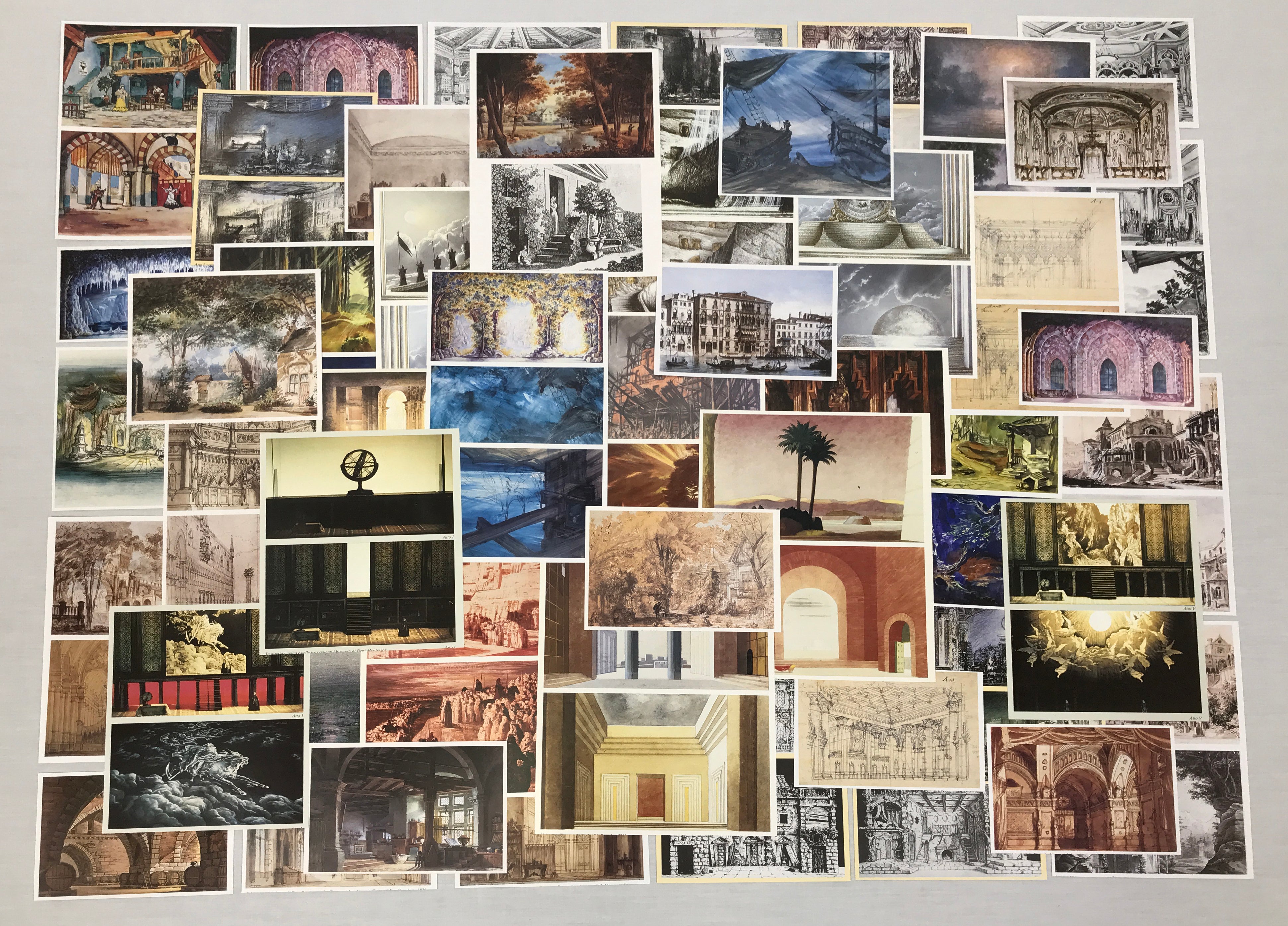 Set Design Prints - Opera Playbills