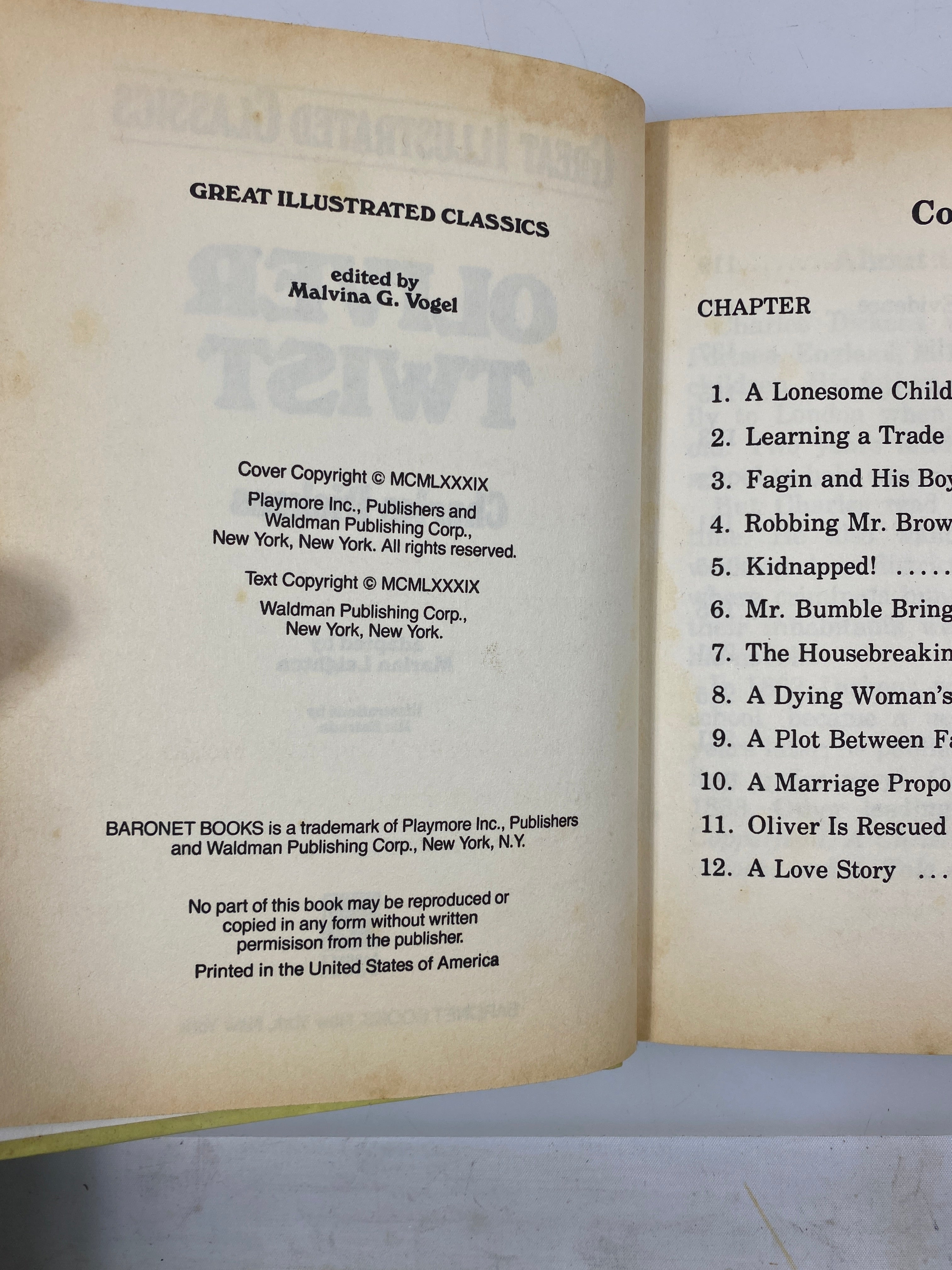 Set of 12: Great Illustrated Classics Books HC 1989, 1990, 1992, 1995, 2000