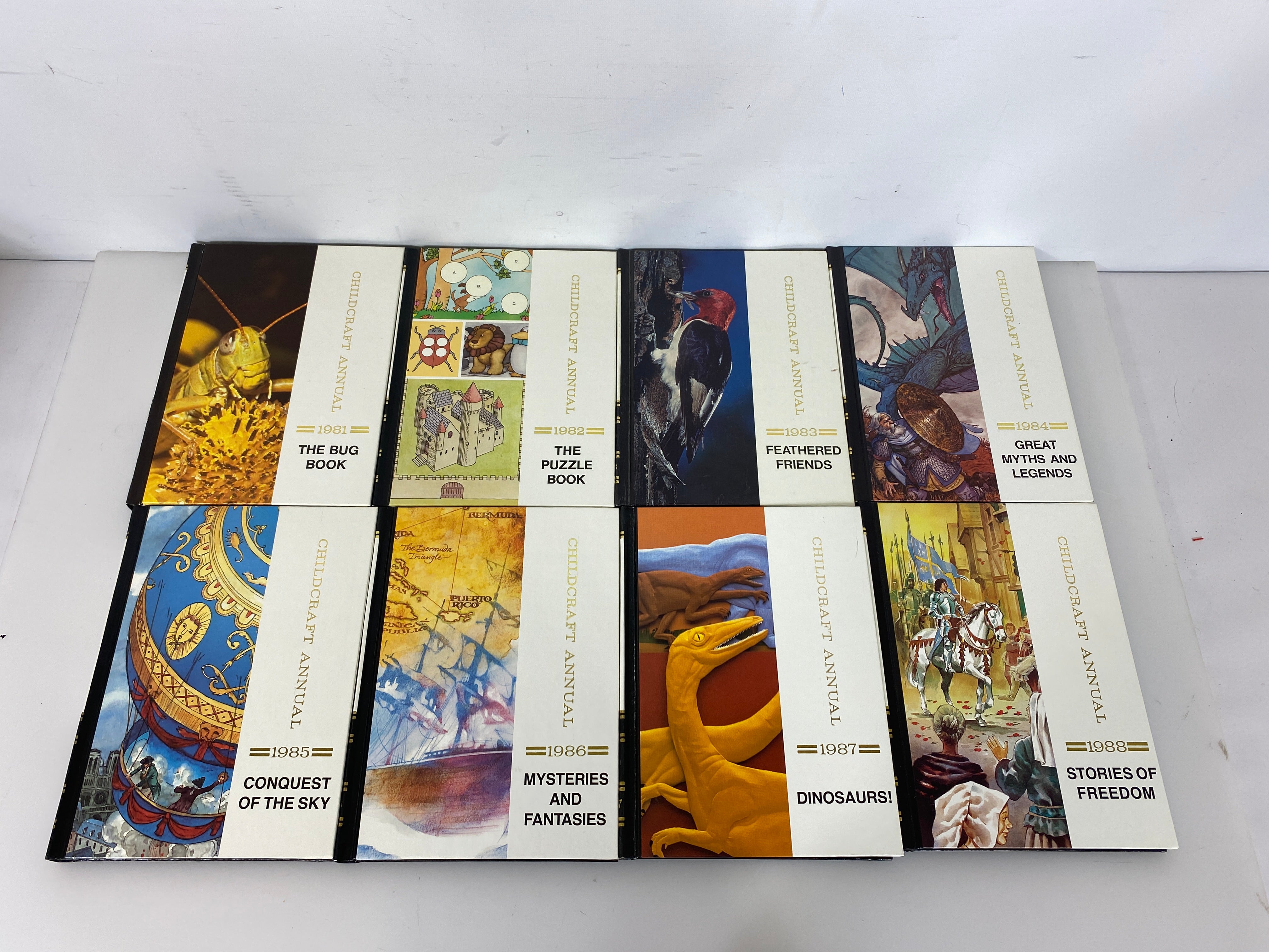 Set of 18 Childcraft Annual 1981-1998 HC