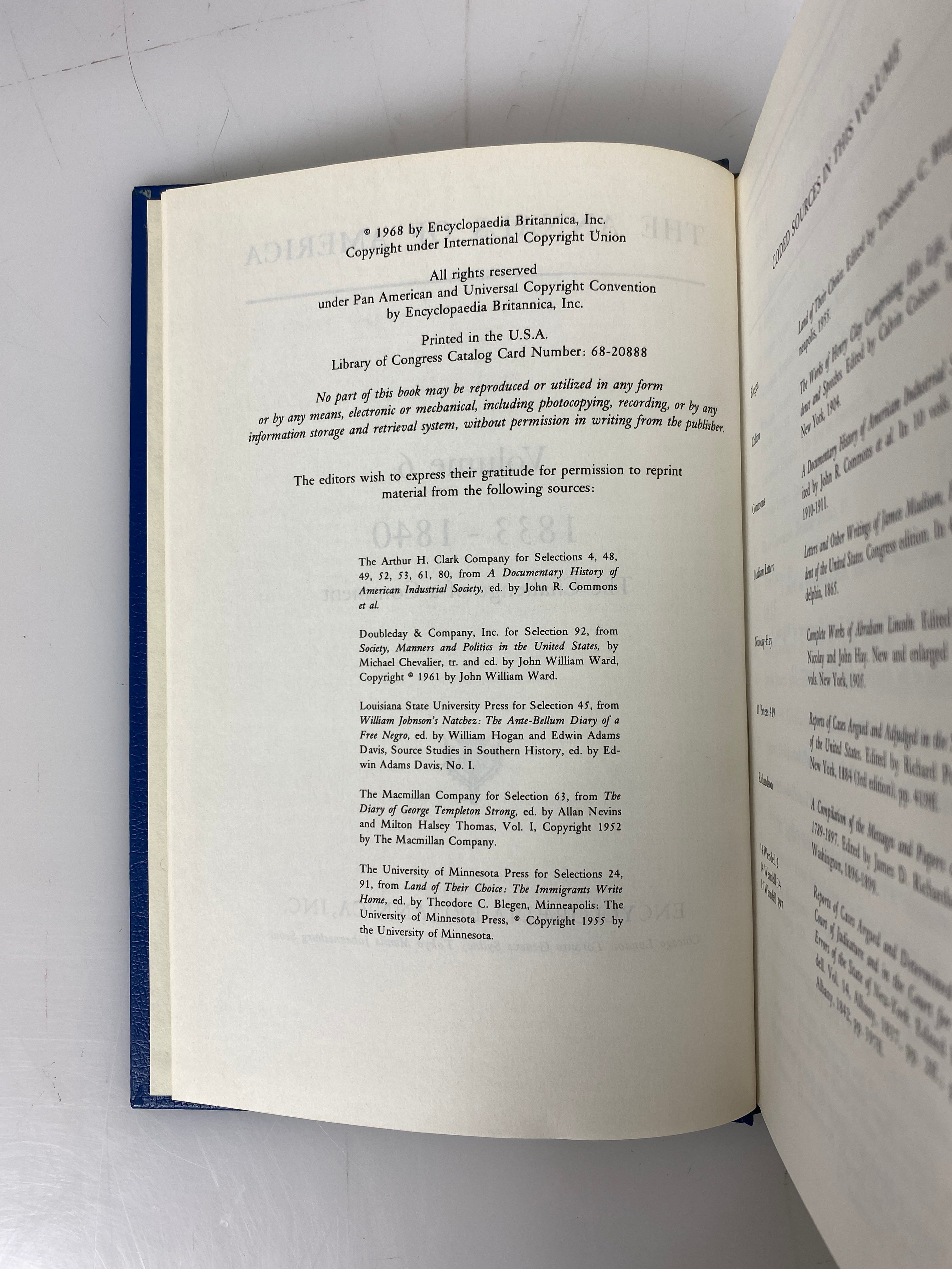 Set of 19: The Annals of America Vol. 1-19 1968 HC