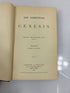 Set of 2: A New Commentary on Genesis by Delitzsch Vol. I-II 1889 HC