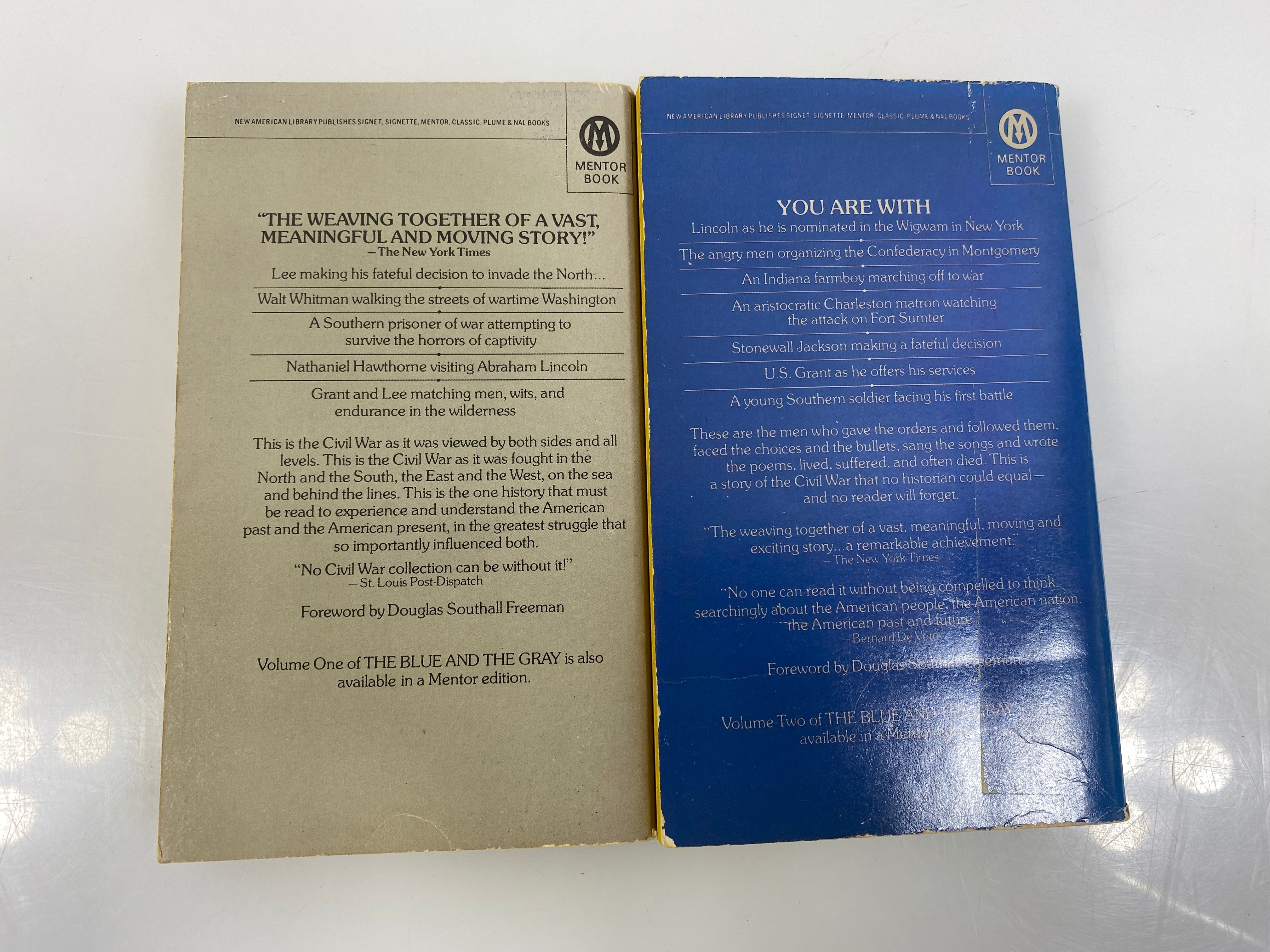 Set of 2 Blue and the Gray Henry Commager 1973 SC