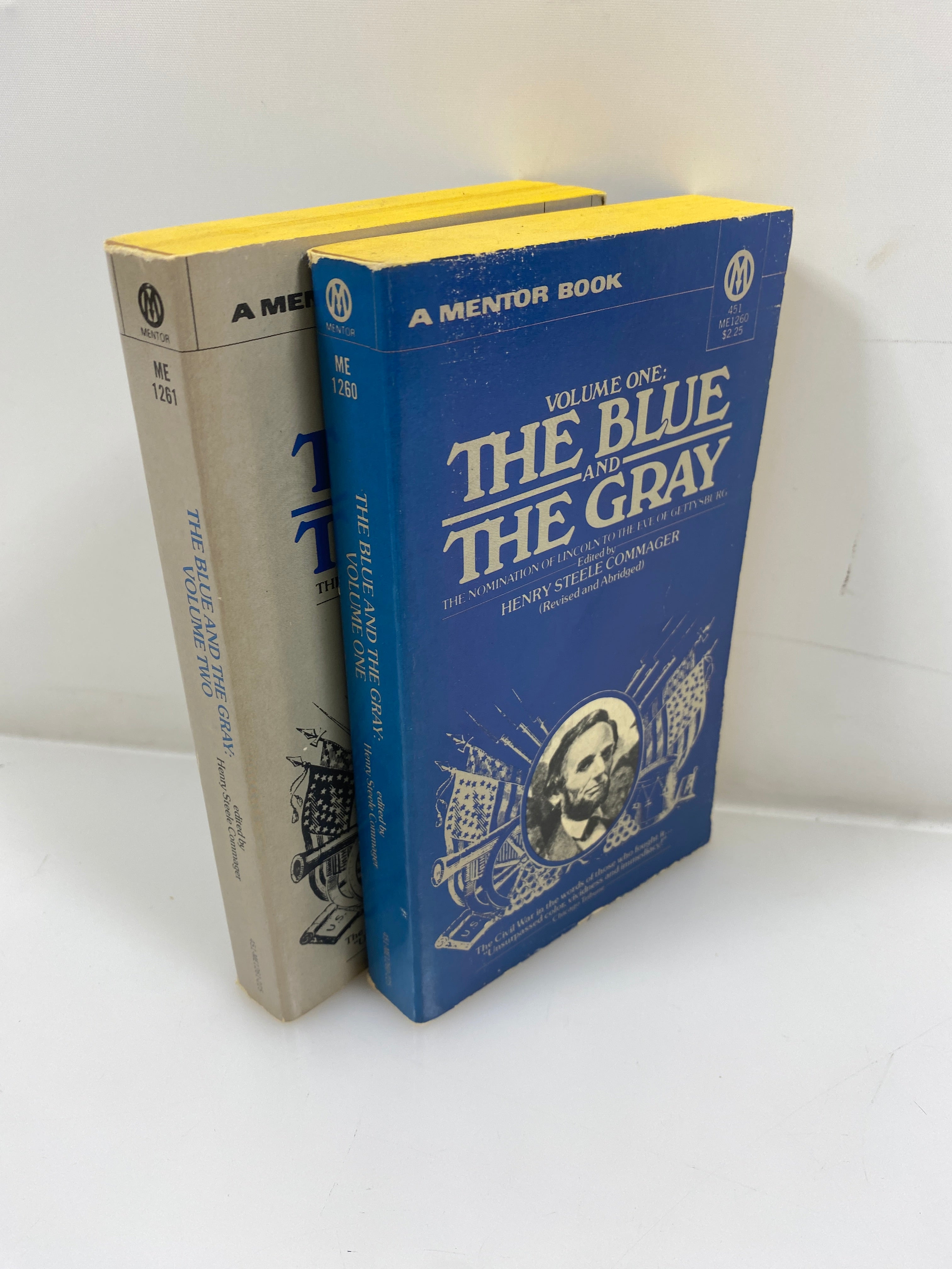 Set of 2 Blue and the Gray Henry Commager 1973 SC