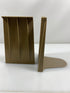 Set of 2 Bro-Dart Vintage Beige Plastic Bookends