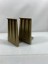 Set of 2 Bro-Dart Vintage Beige Plastic Bookends
