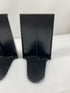 Set of 2 Bro-Dart Vintage Black Plastic Bookends
