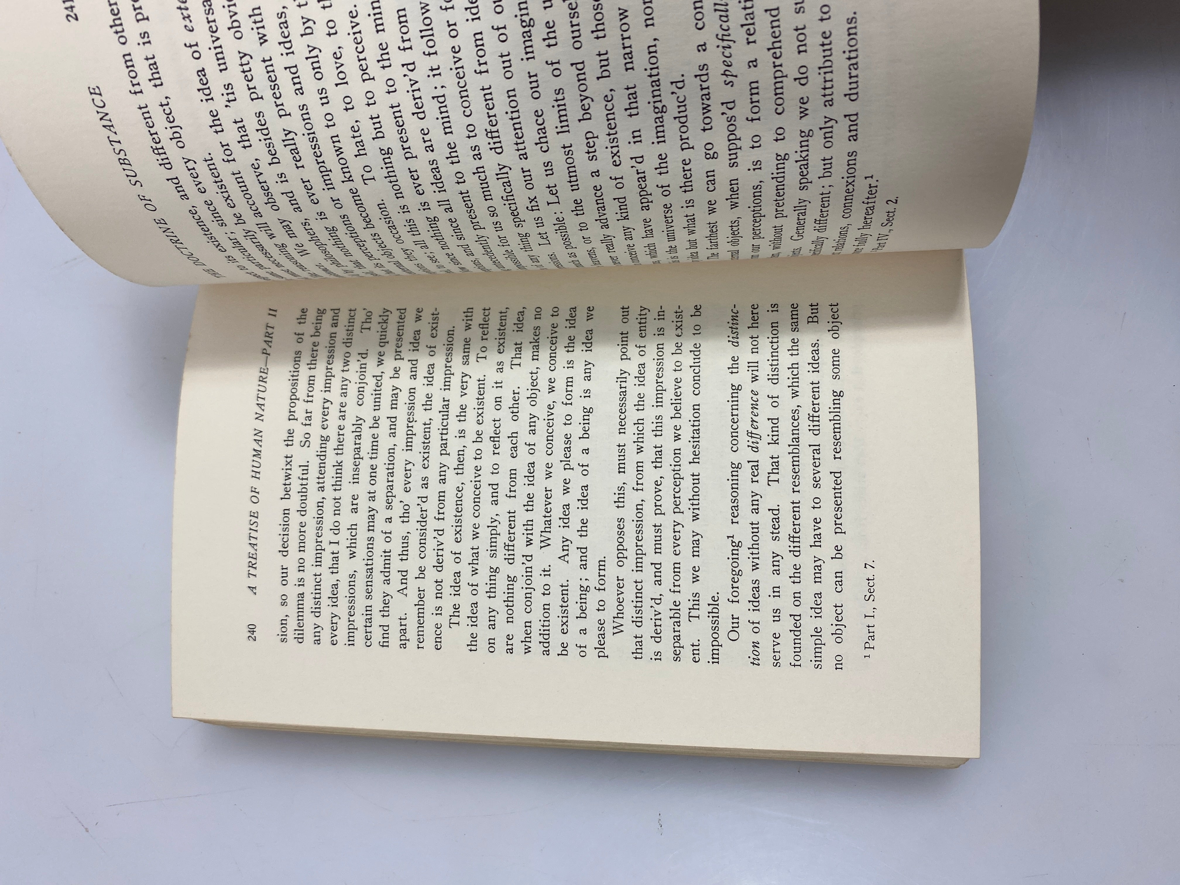 Set of 2 David Hume Paperbacks Human Understanding/Standard of Taste 1970s