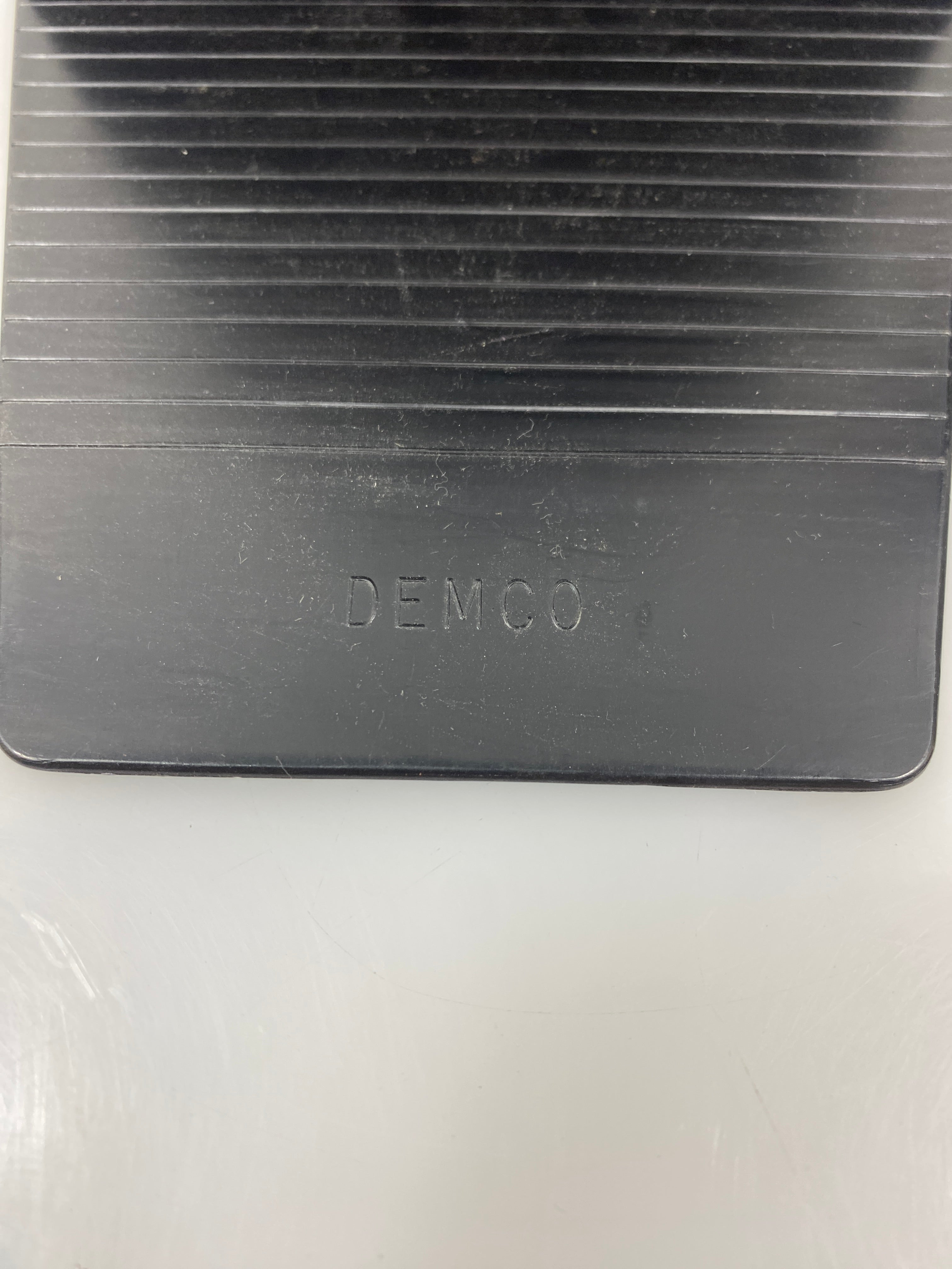 Set of 2 Demco Vintage Black Plastic Bookends