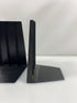Set of 2 Demco Vintage Black Plastic Bookends