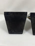 Set of 2 Demco Vintage Black Plastic Bookends