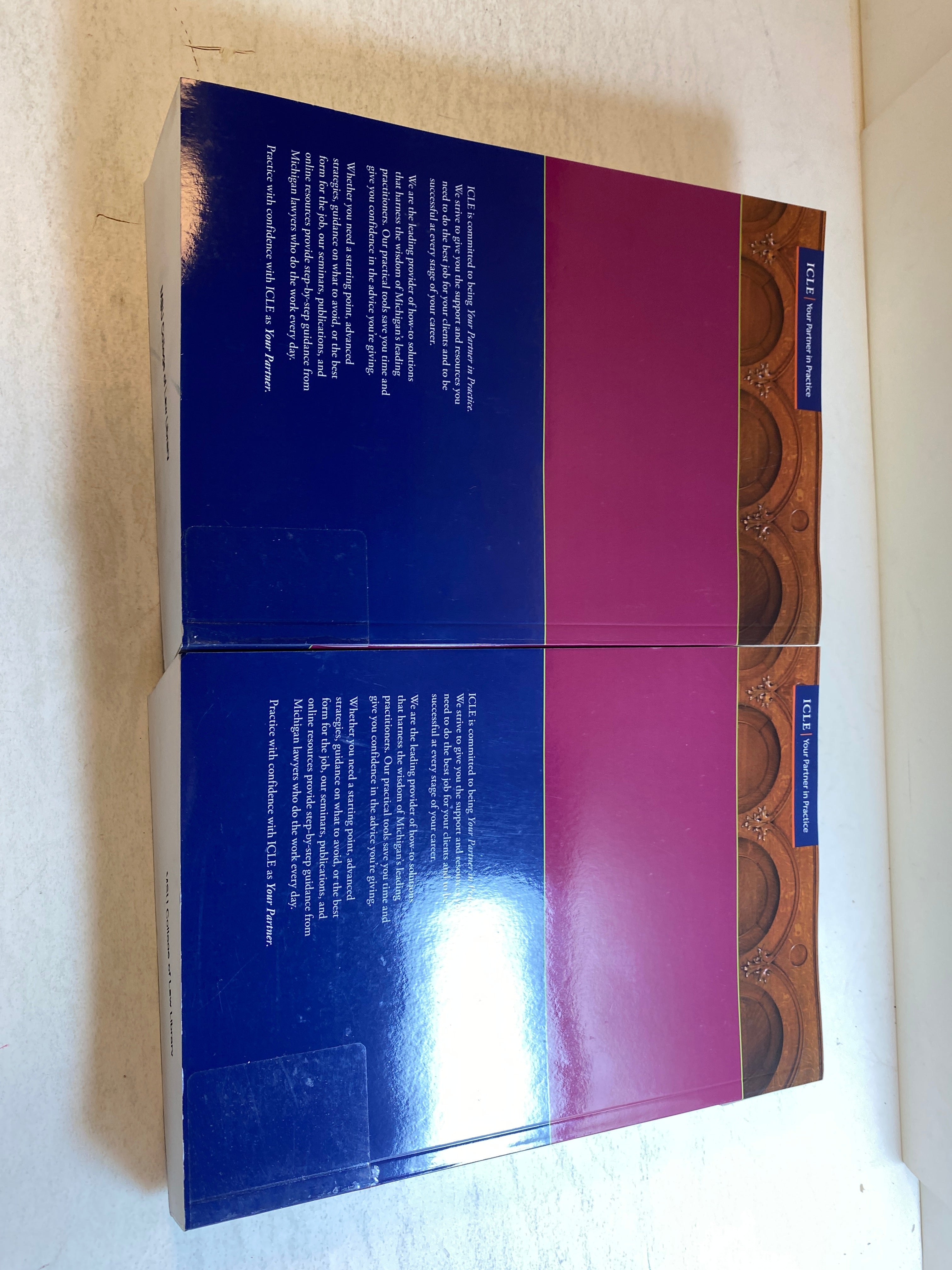 Set of 2 ICLE Michigan Model Criminal Jury Instructions Ex Lib SC 2024