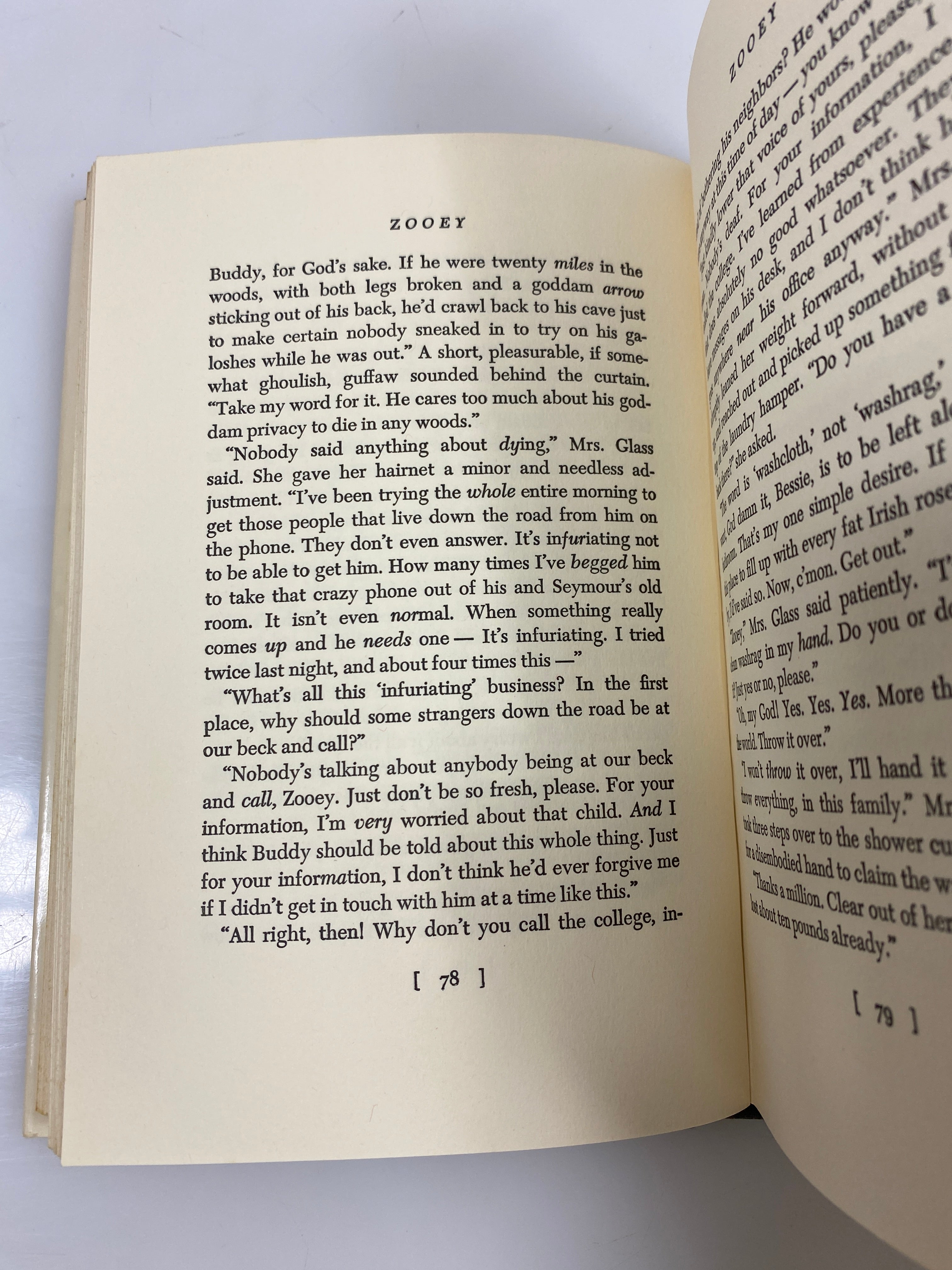 Set of 2: Salinger Hardcovers Raise High the Room Beam...Franny & Zooey 59-61 DJ