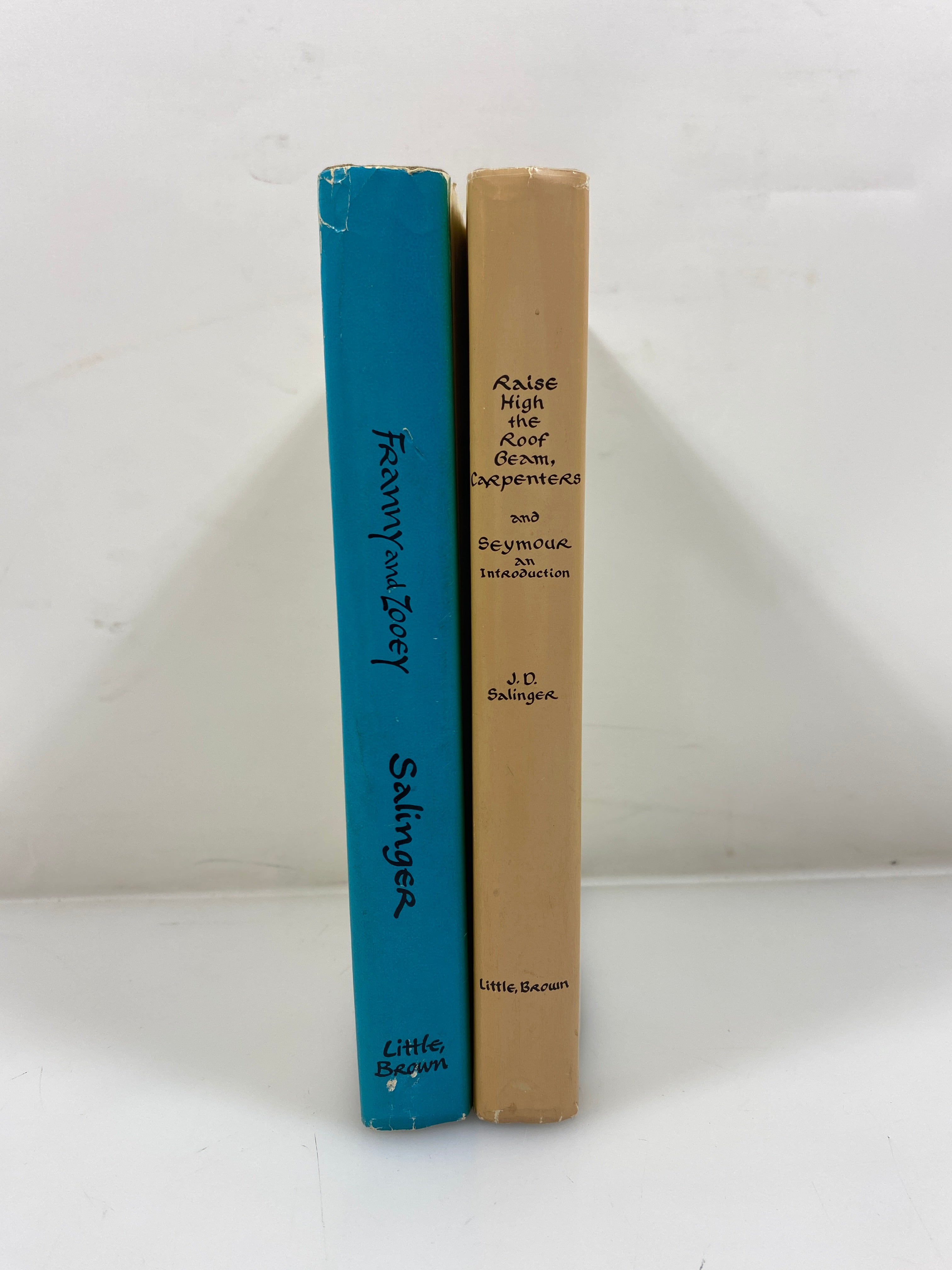 Set of 2: Salinger Hardcovers Raise High the Room Beam...Franny & Zooey 59-61 DJ