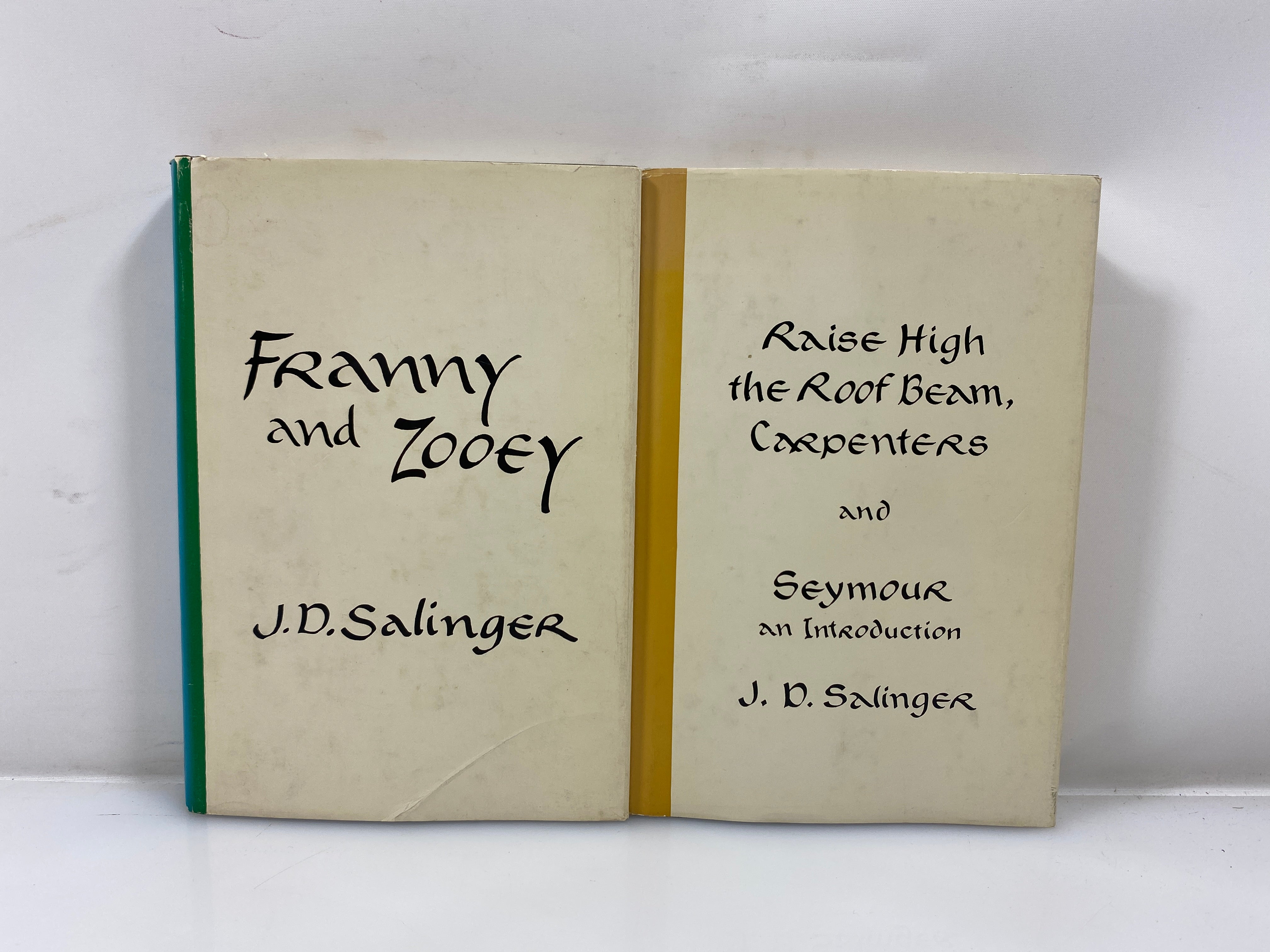 Set of 2: Salinger Hardcovers Raise High the Room Beam...Franny & Zooey 59-61 DJ