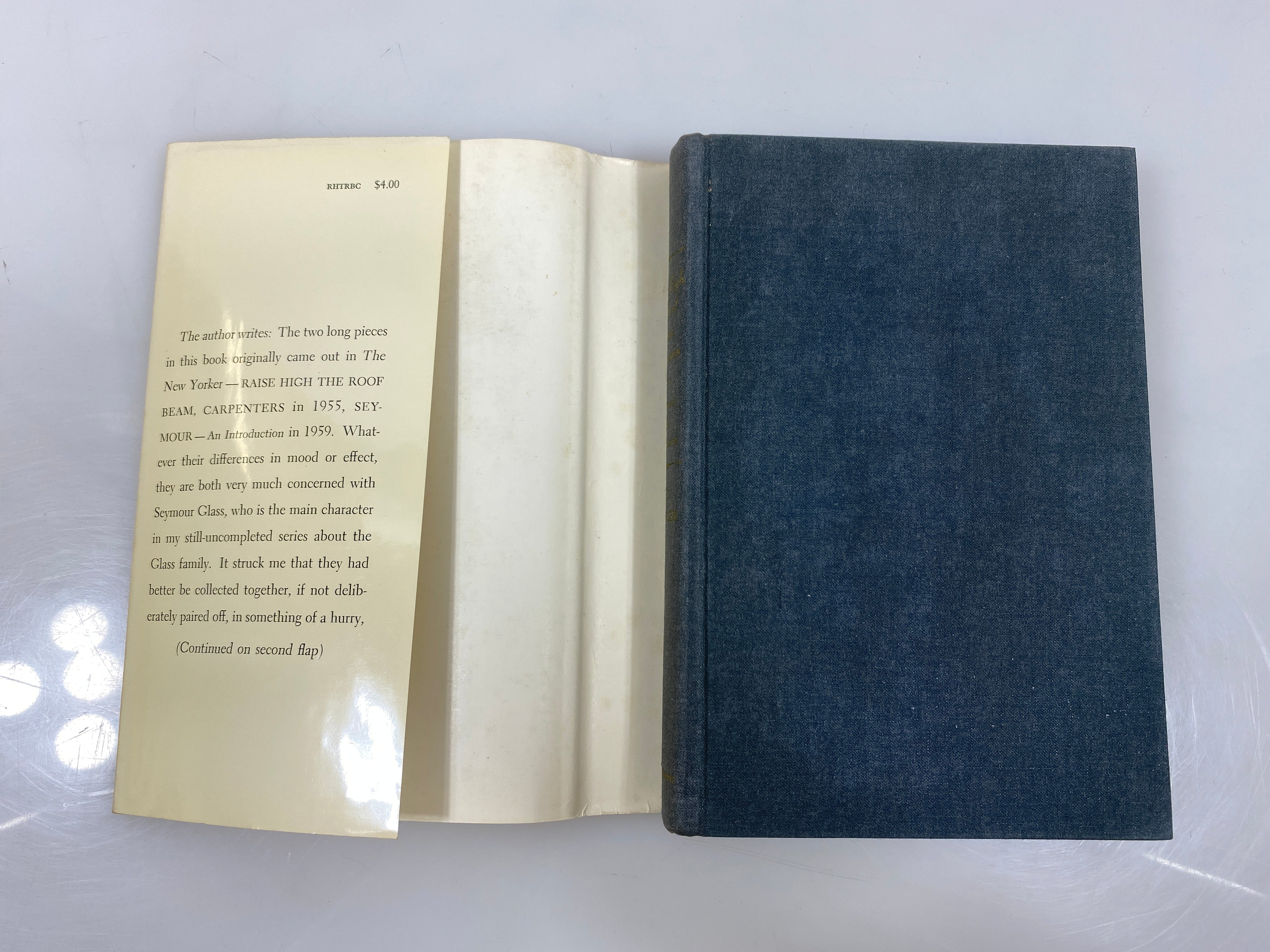 Set of 2: Salinger Hardcovers Raise High the Room Beam...Franny & Zooey 59-61 DJ