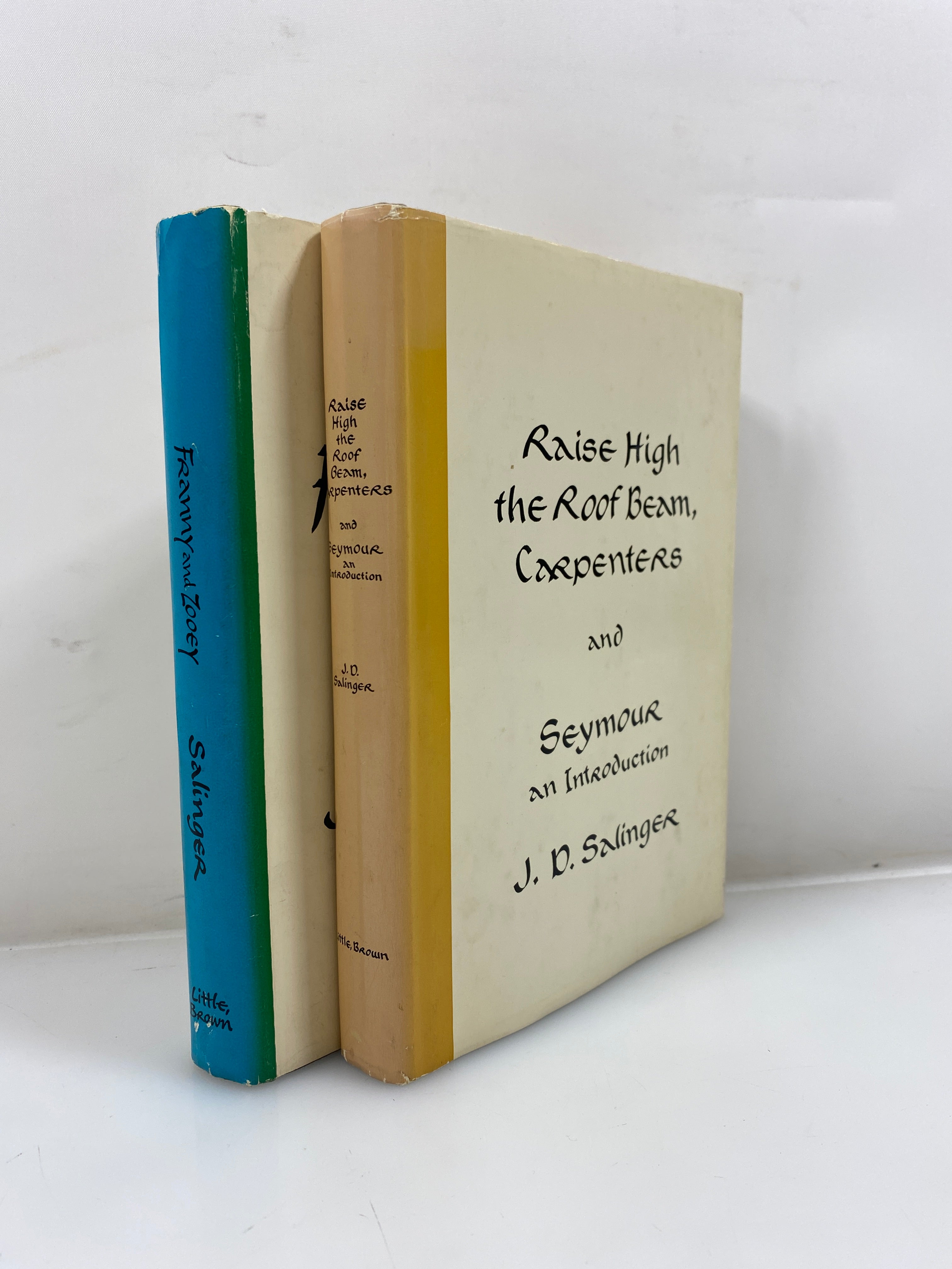 Set of 2: Salinger Hardcovers Raise High the Room Beam...Franny & Zooey 59-61 DJ